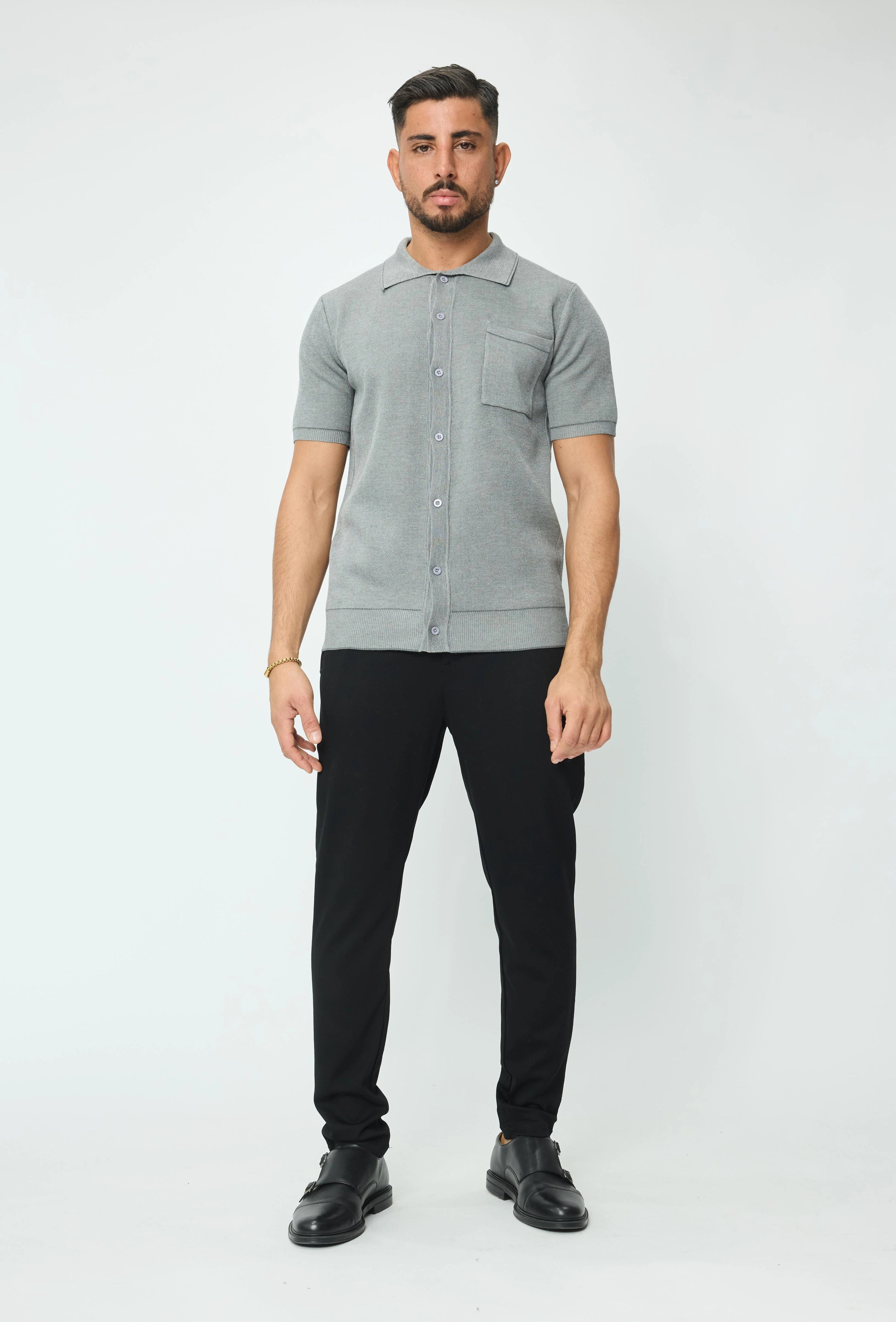 Polo avec détail à rayure