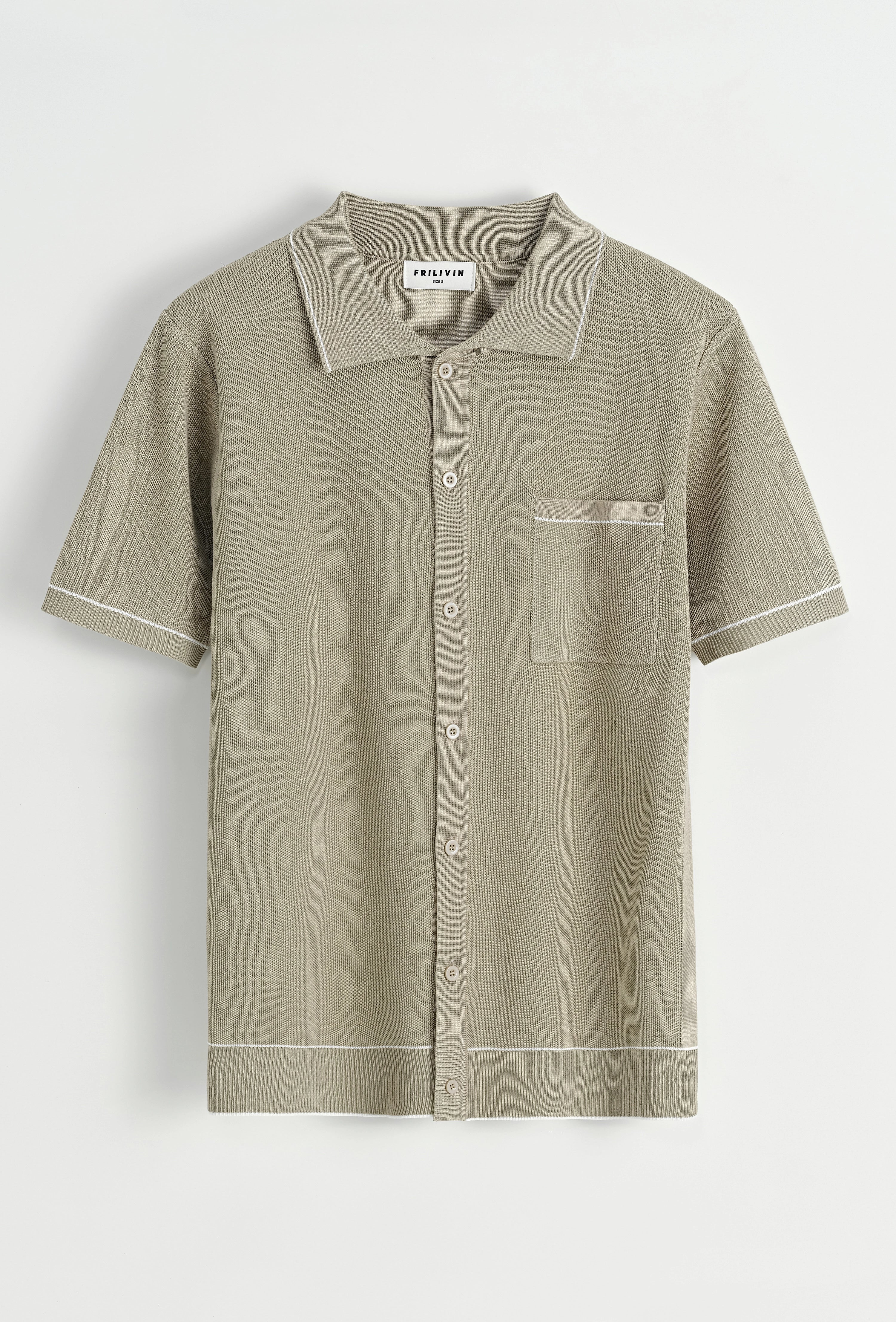 Polo avec détail à rayure