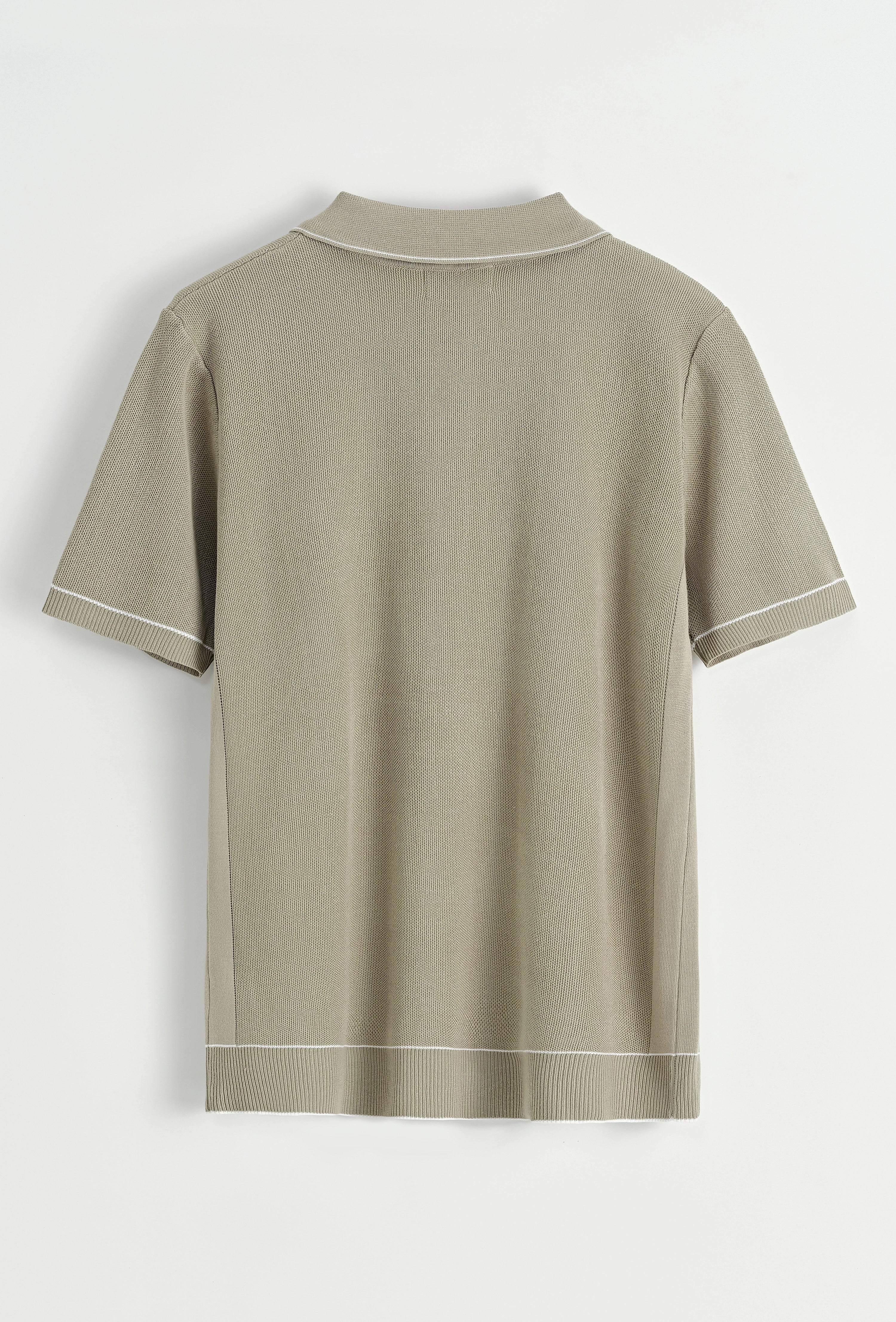 Polo avec détail à rayure