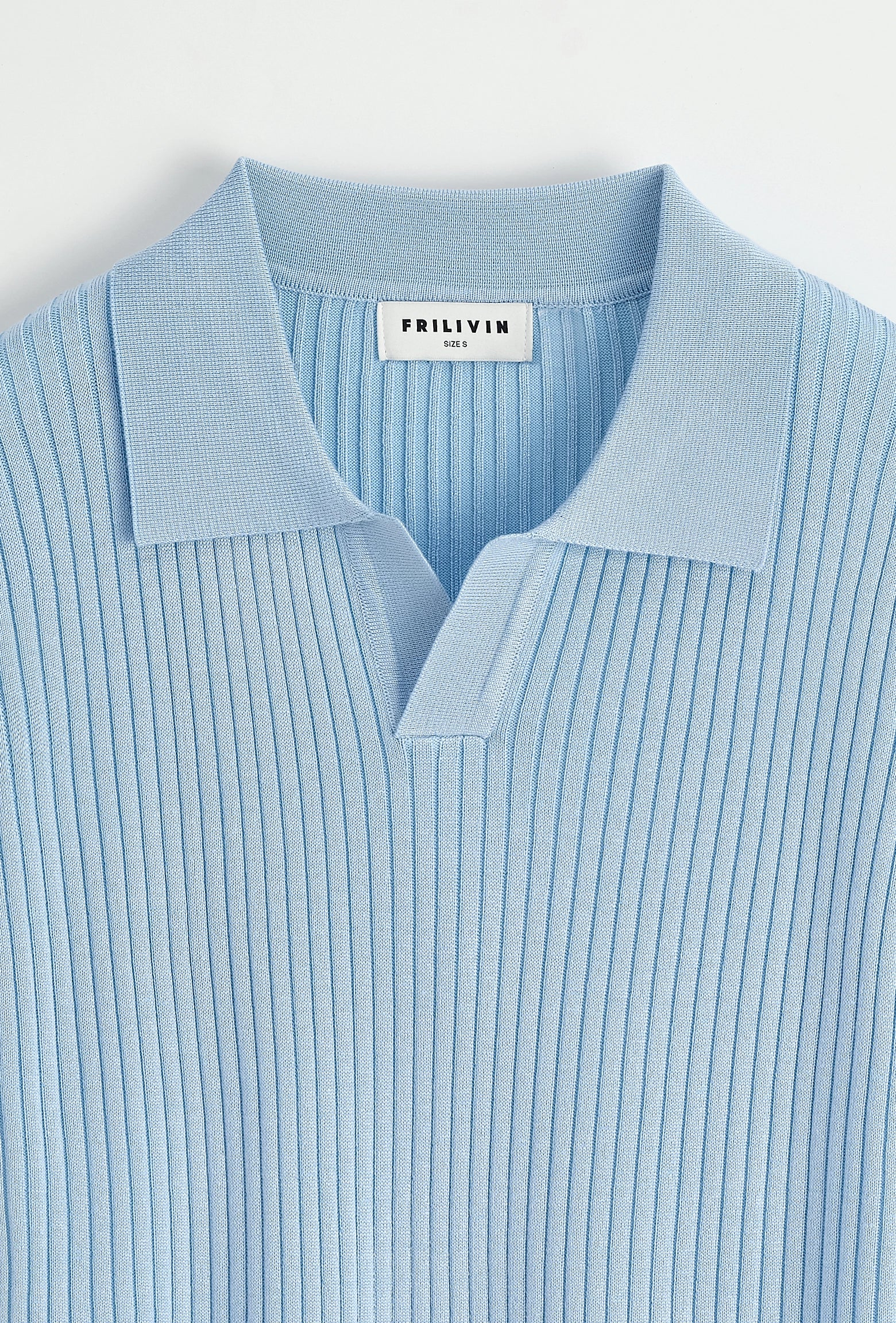 Polo effet rayé uni