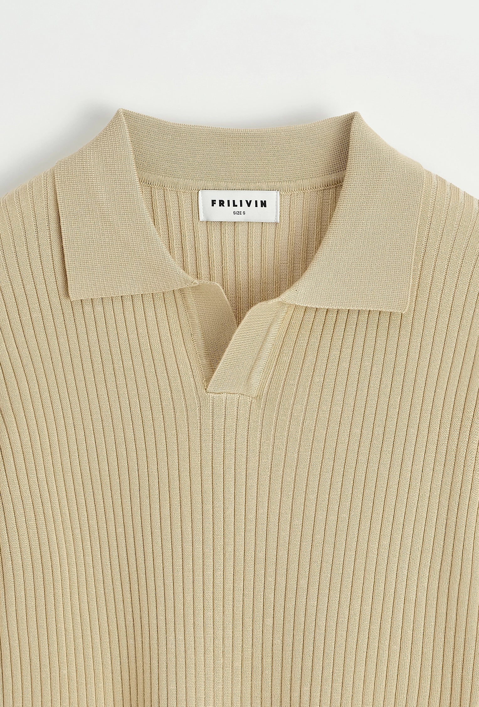 Polo effet rayé uni