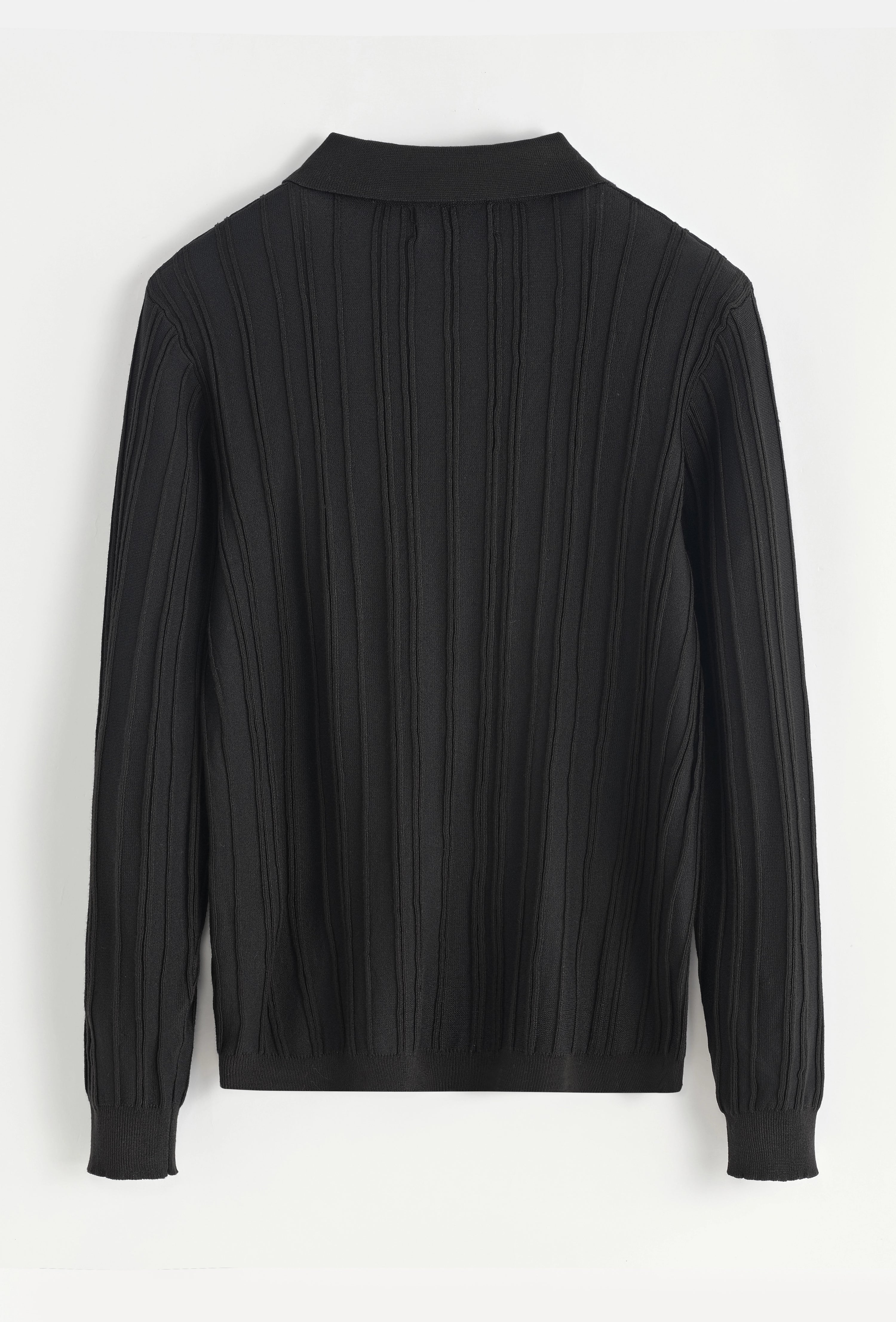 Pull uni manches longues