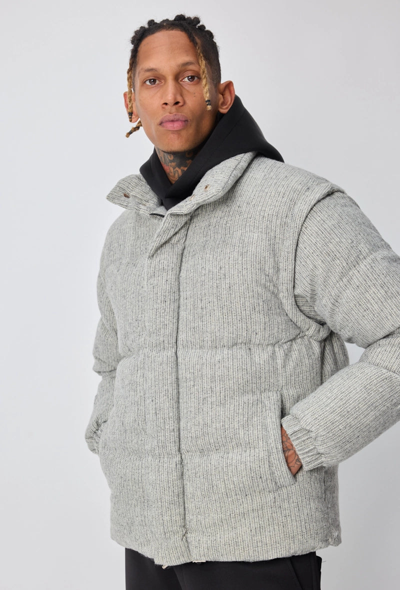 Blouson homme uni sans capuche