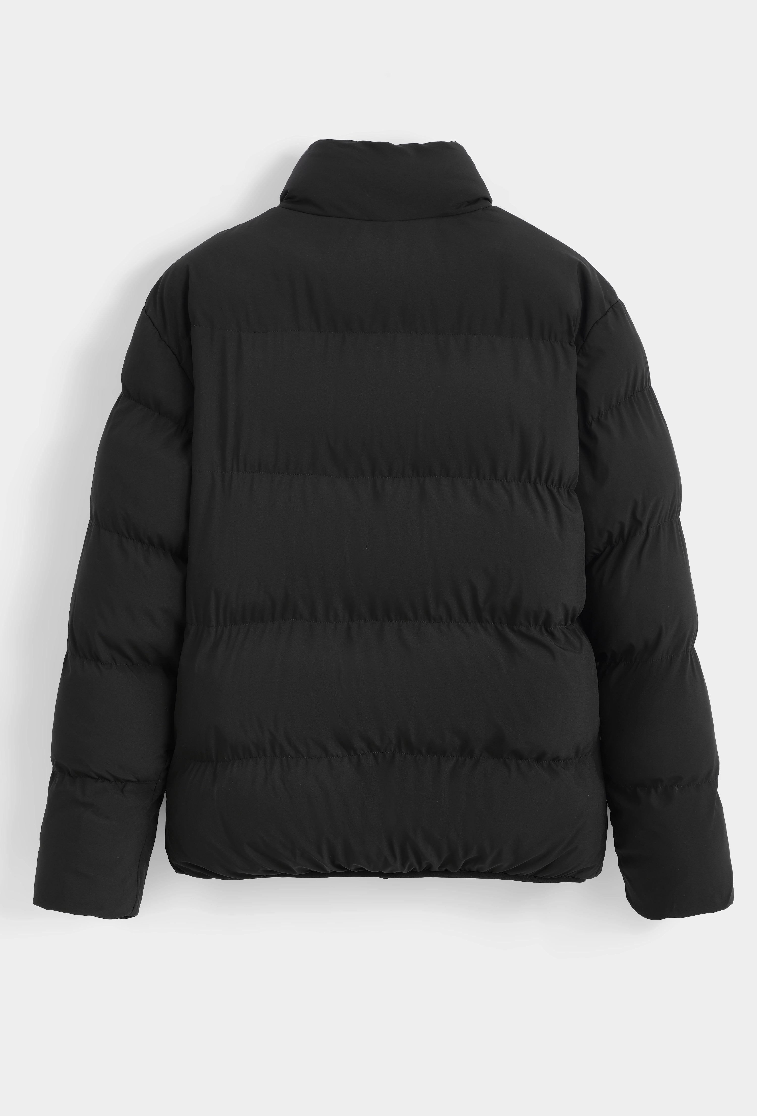 Manteau réversible bimatière
