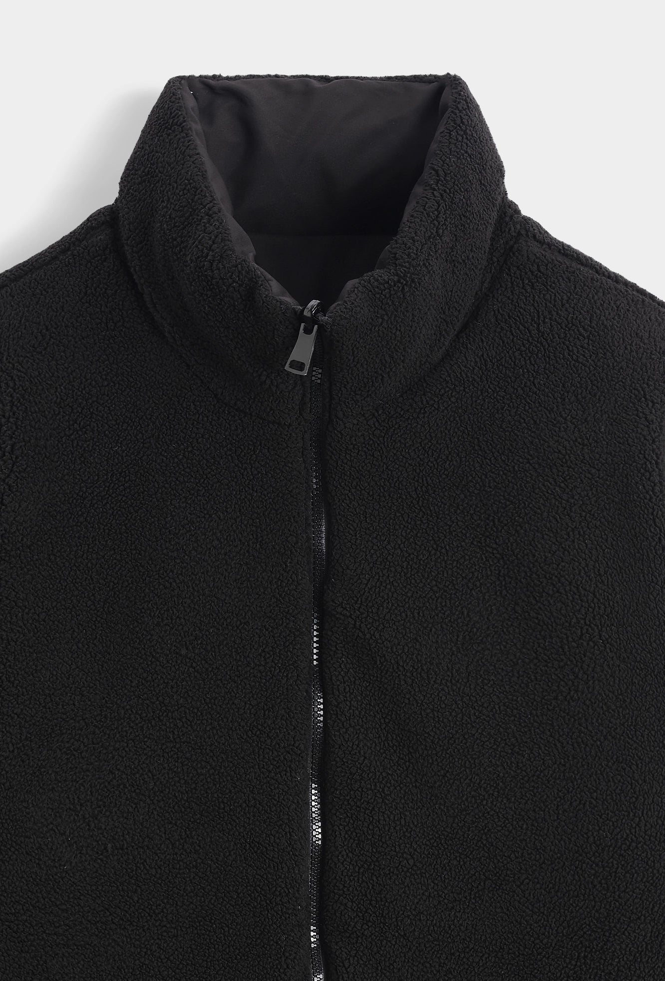 Manteau réversible bimatière