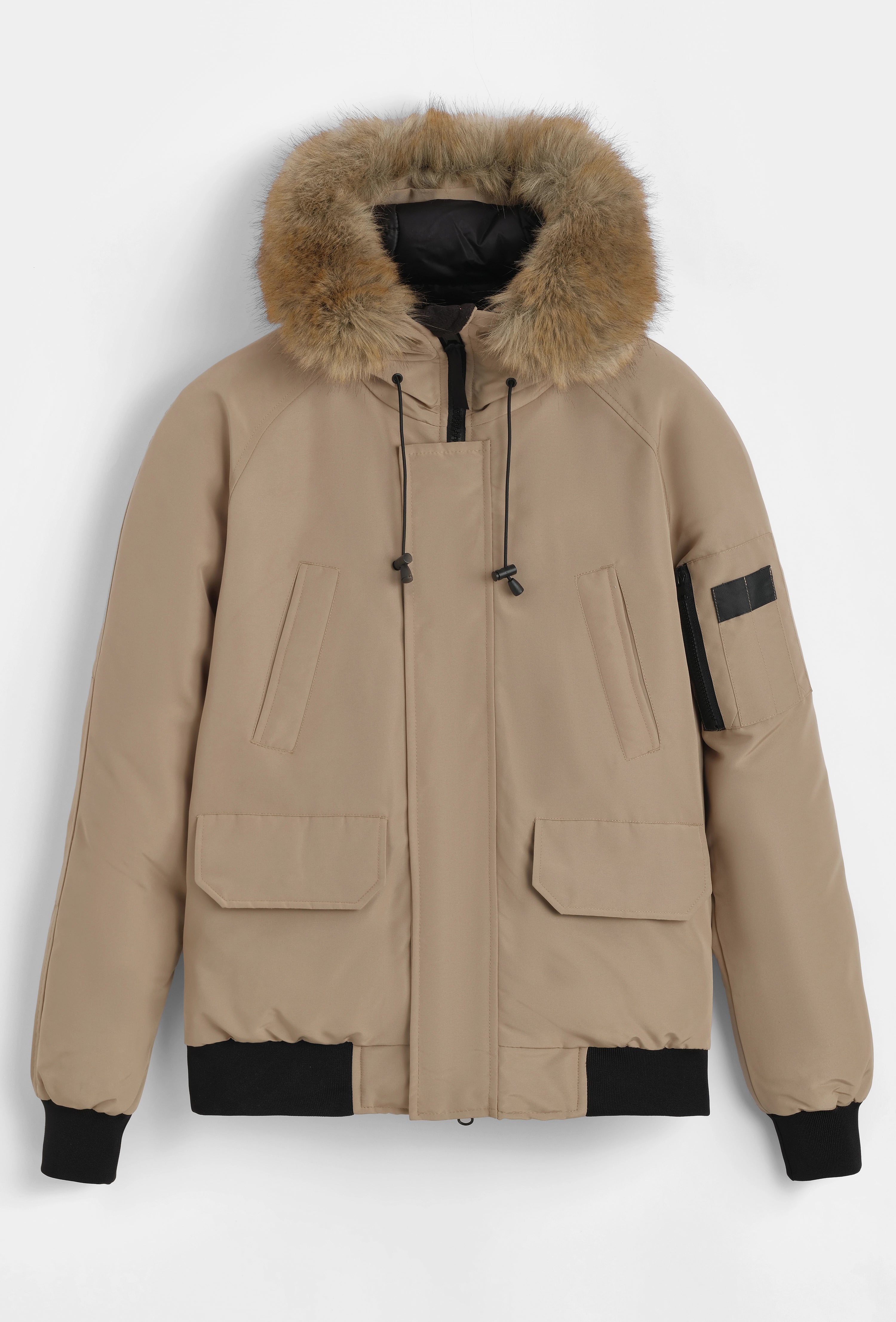 Doudoune manches longues à capuche