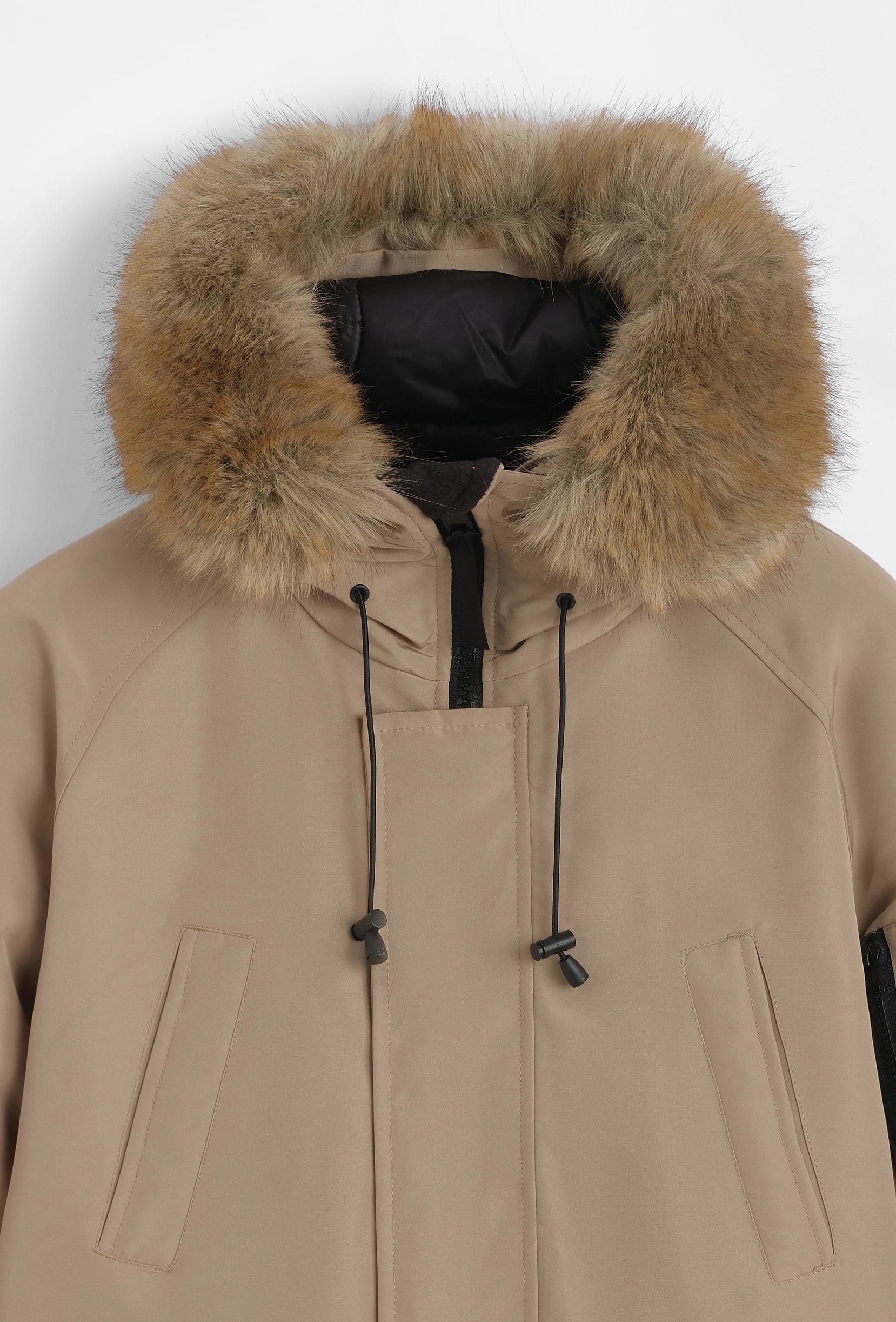 Doudoune manches longues à capuche