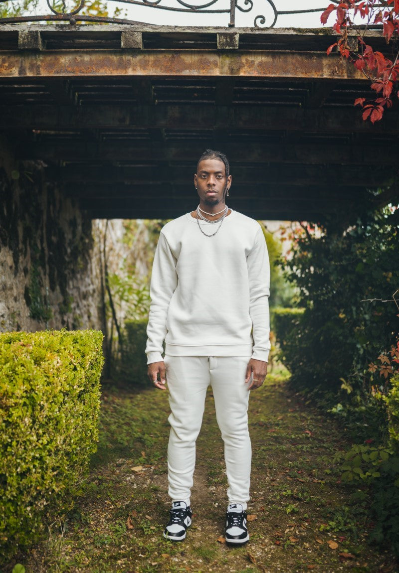 Sweat à capuche uni