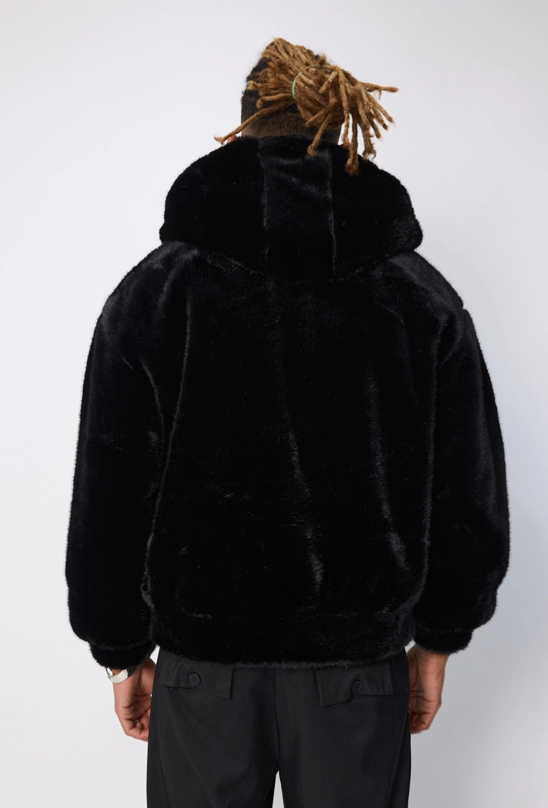 Veste unie à capuche