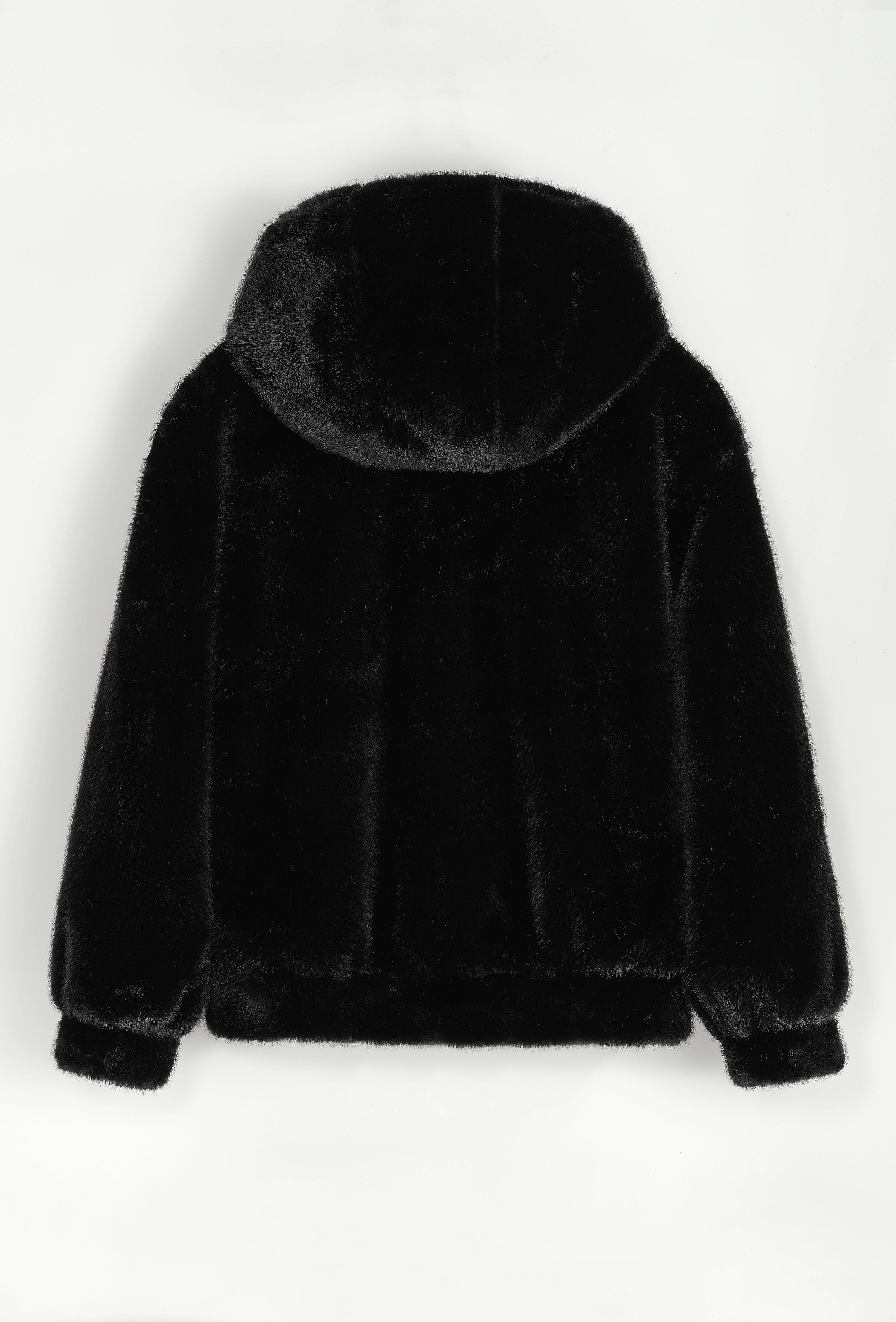 Veste unie à capuche