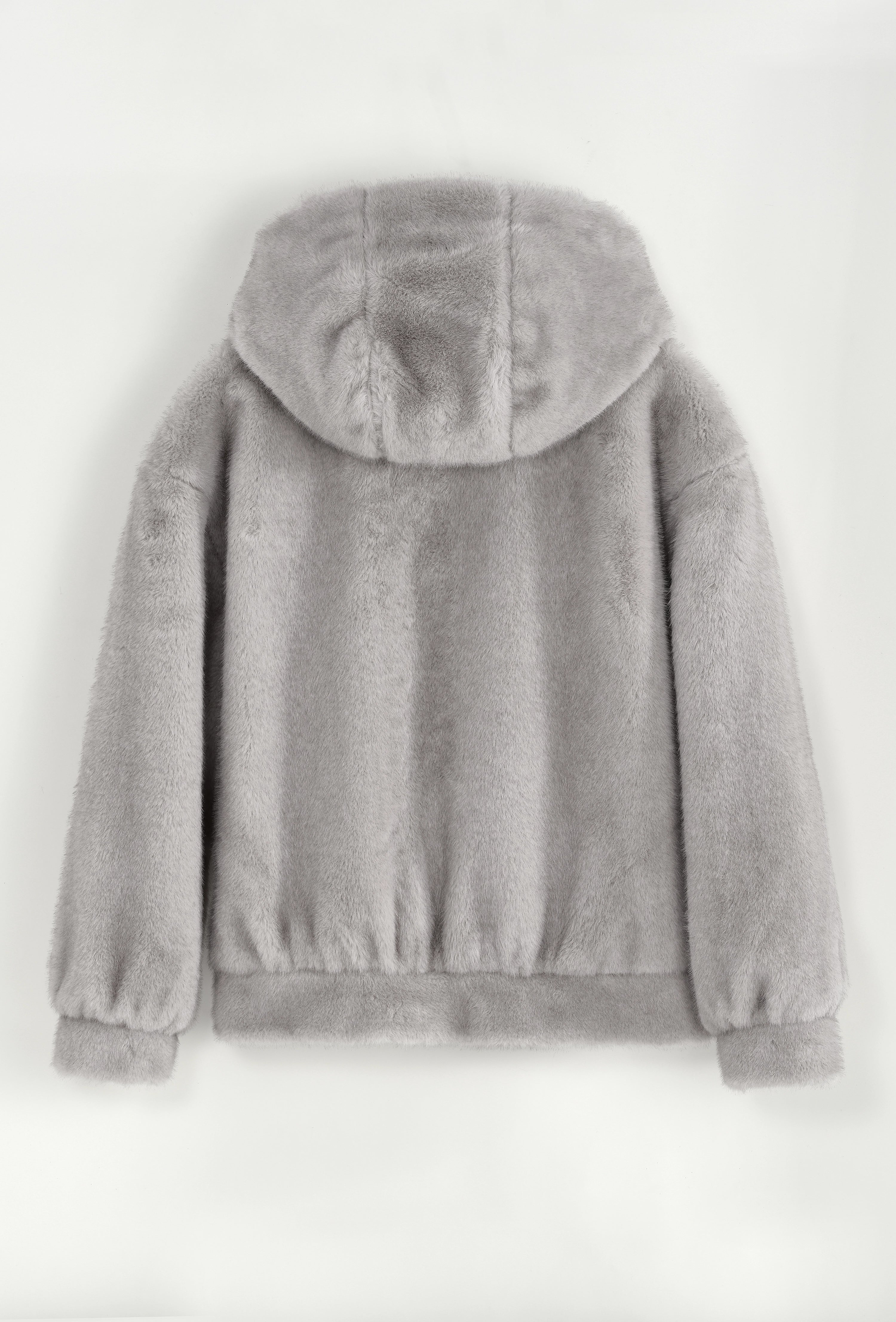 Veste unie à capuche