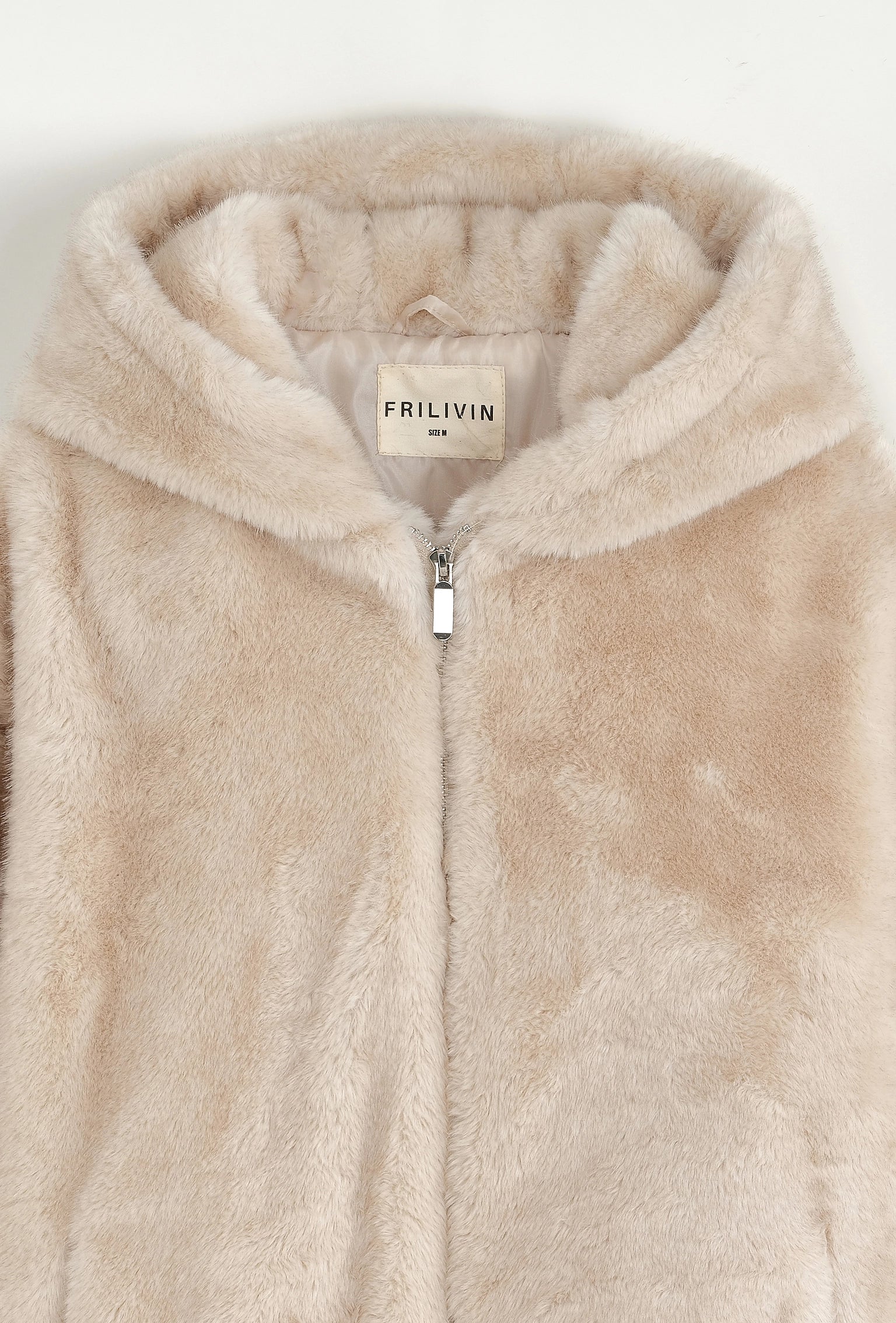 Veste unie à capuche