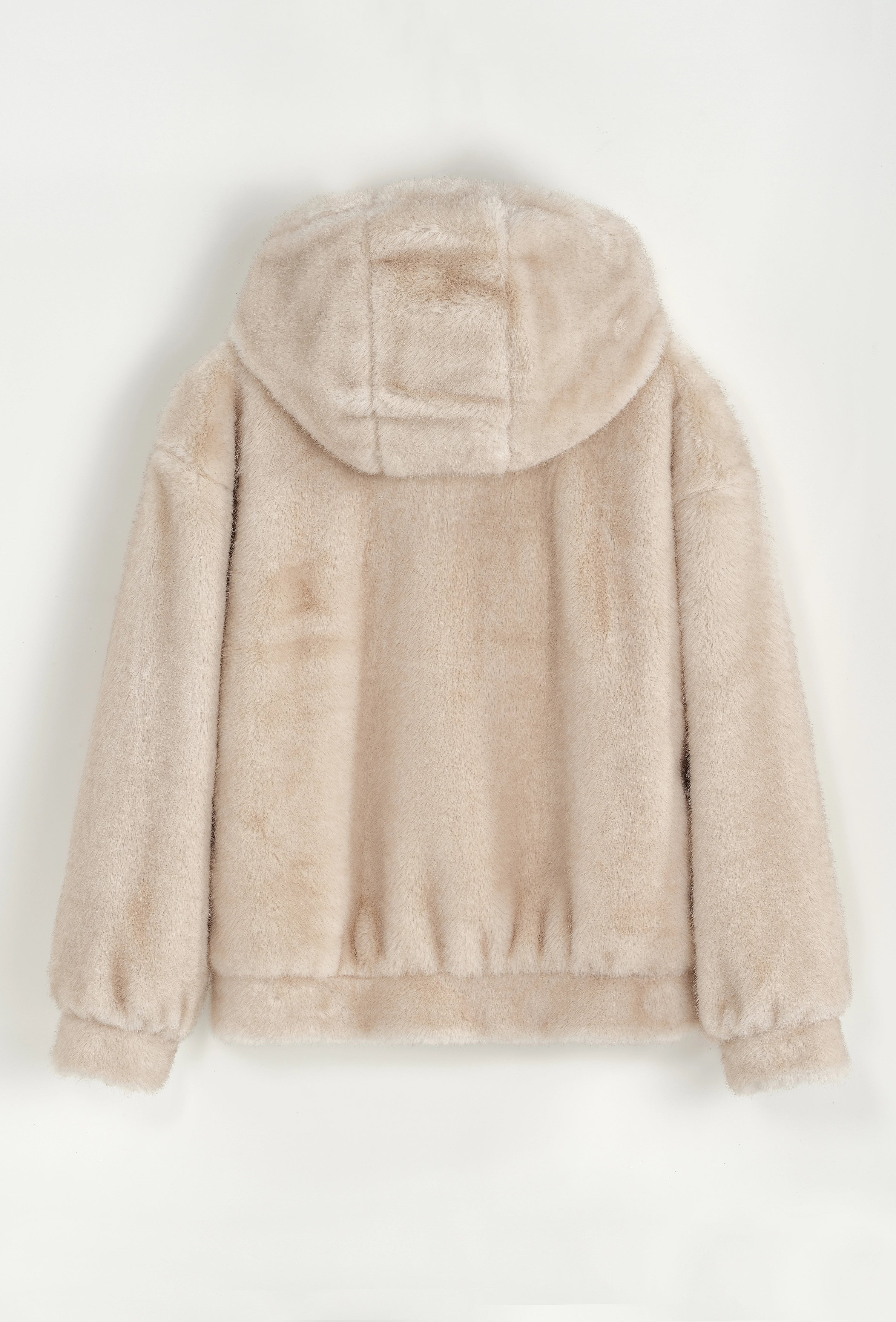 Veste unie à capuche