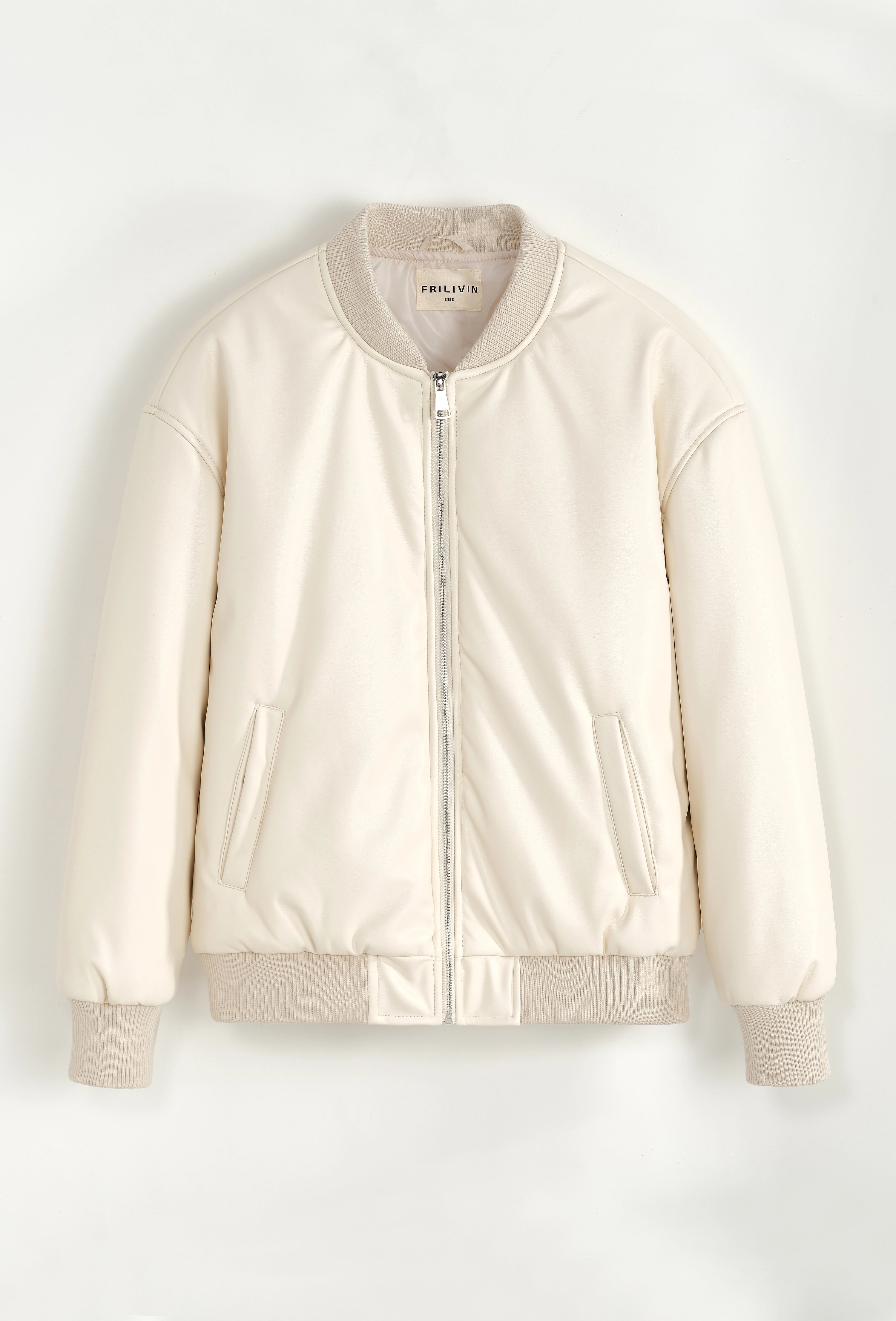 Veste unie sans capuche