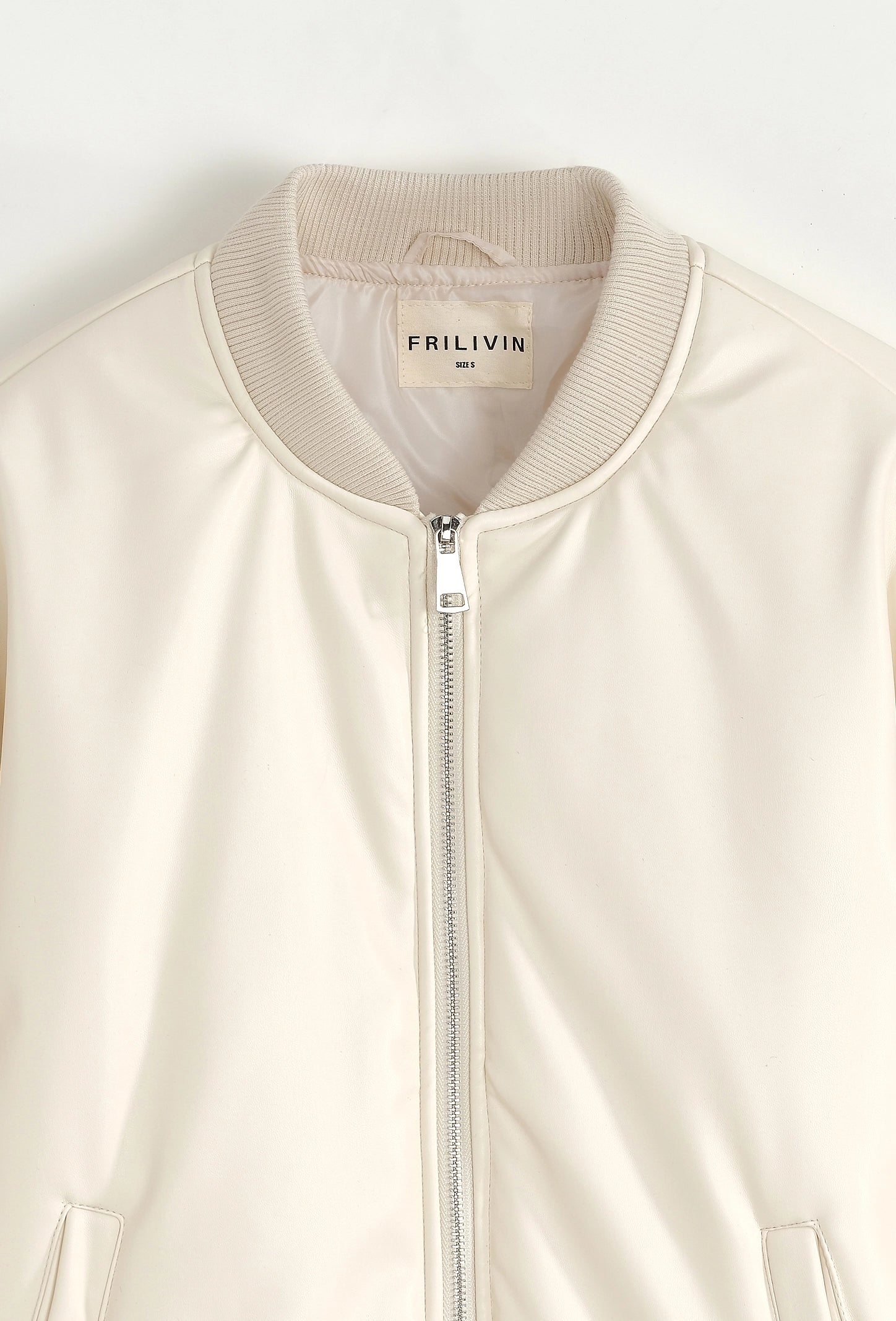 Veste unie sans capuche