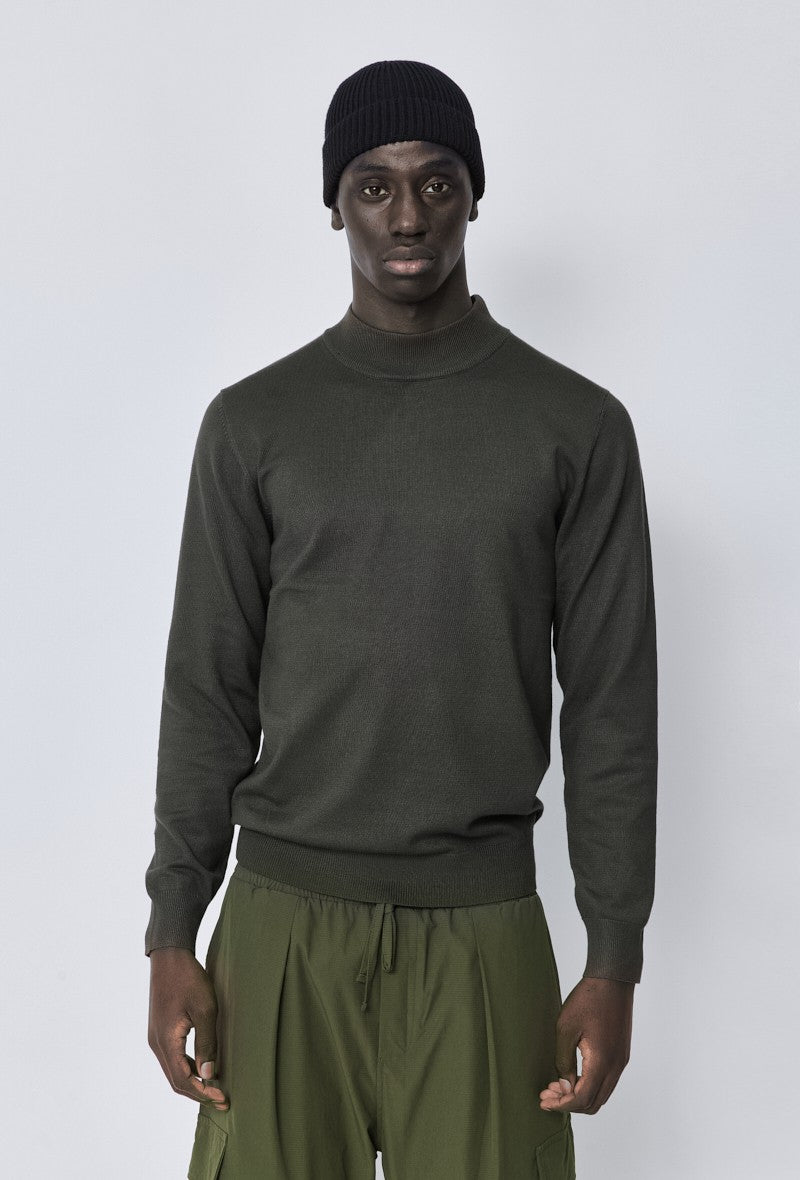 Pull col cheminé uni - Frilivin