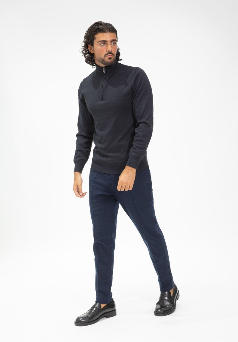 Pull noir maille - Frilivin