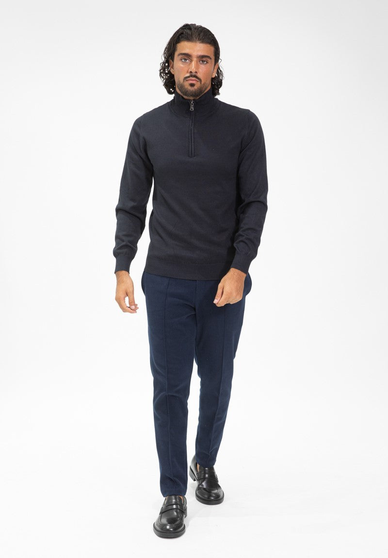 Pull noir maille - Frilivin