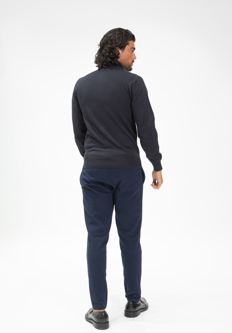 Pull noir maille - Frilivin