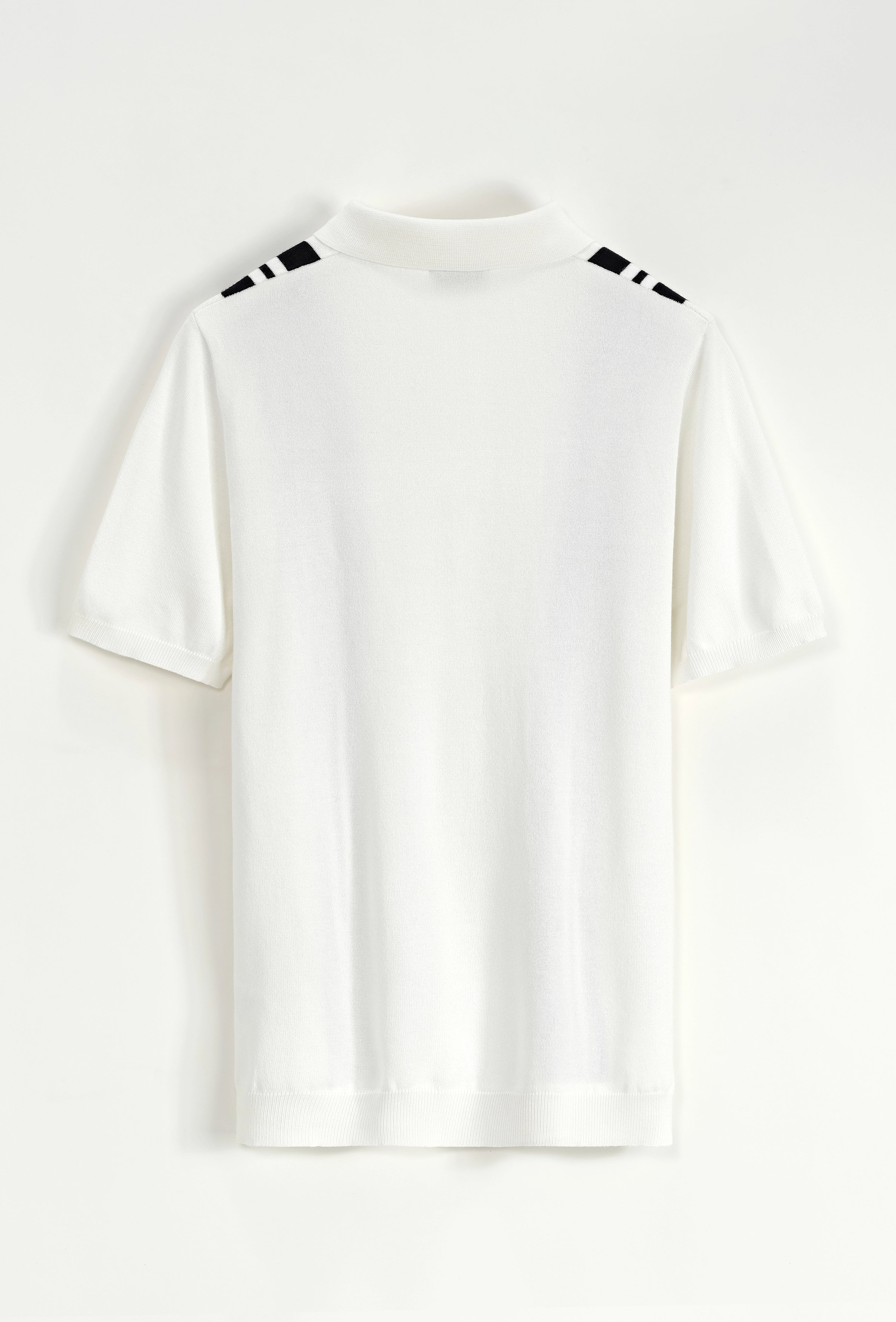 Polo à rayures latérales