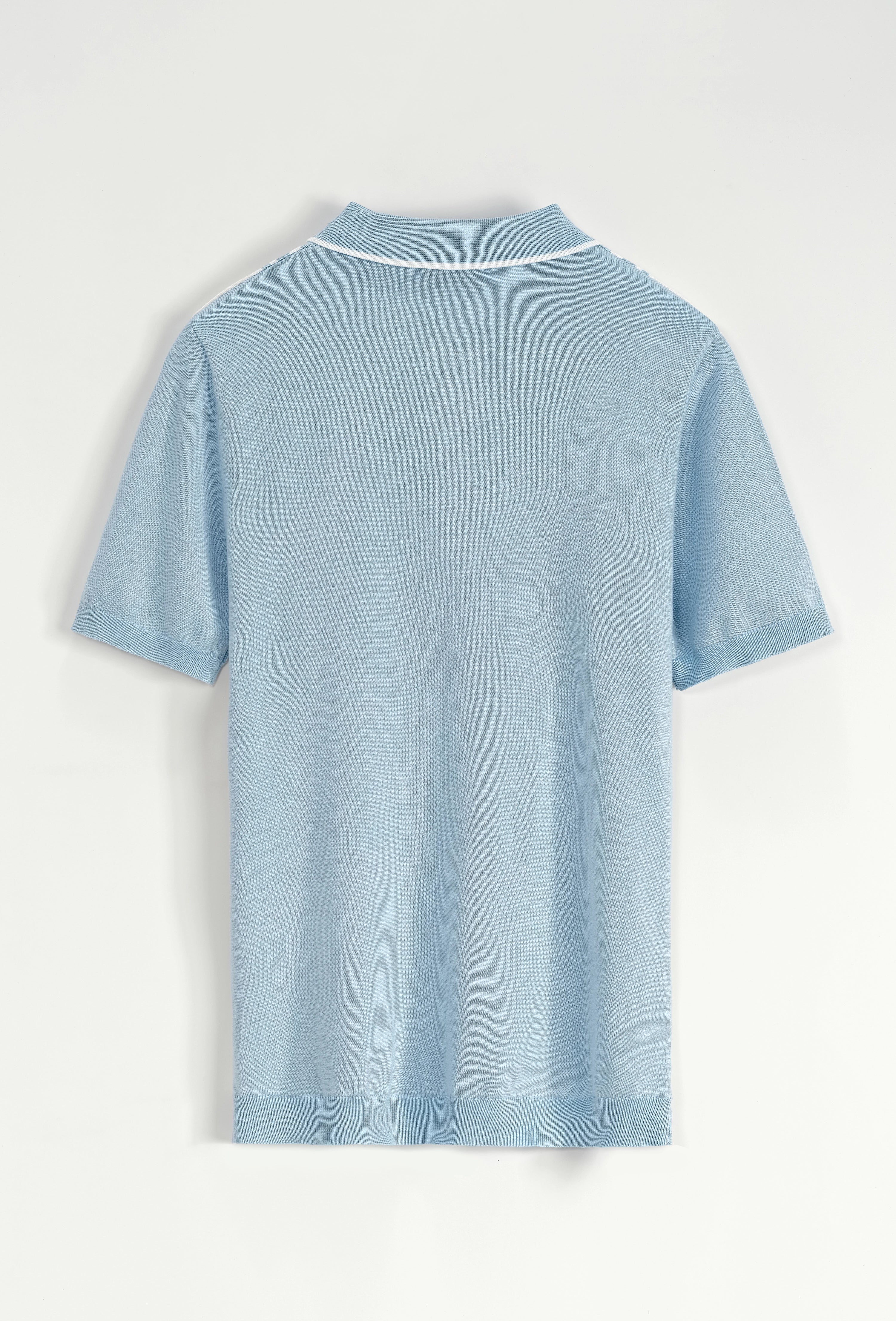 Polo à rayures latérales