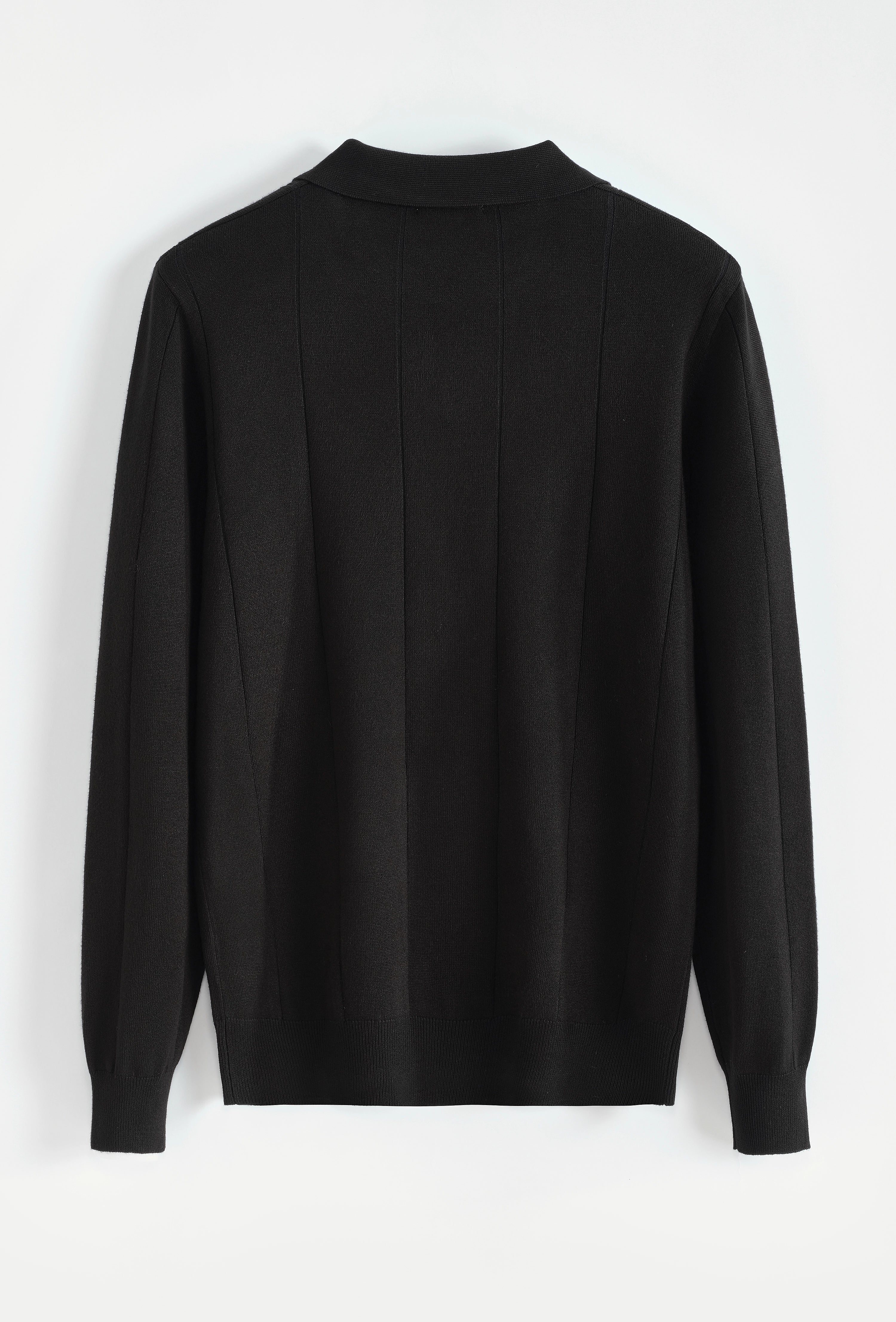 Pull manches longues col v