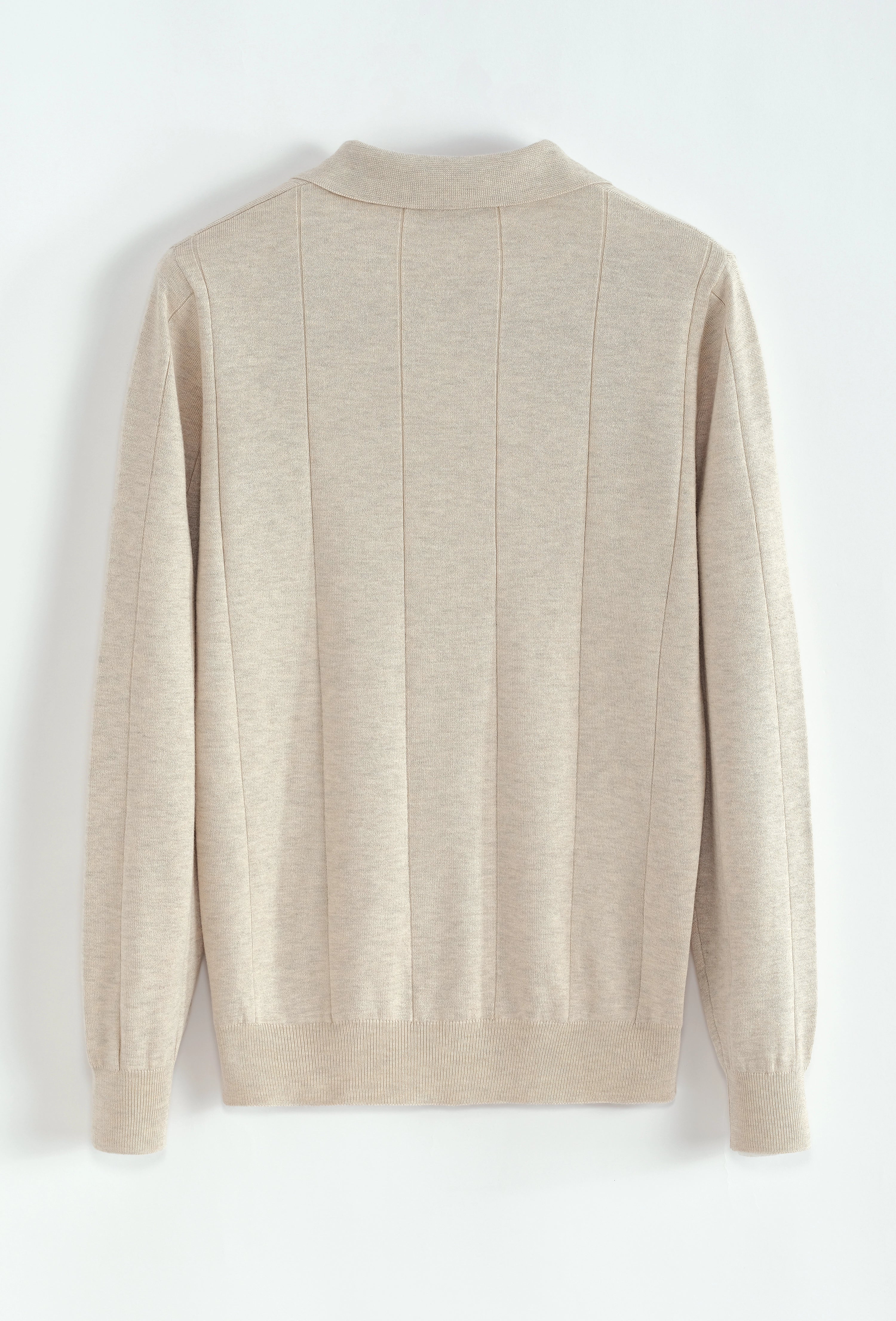 Pull manches longues col v