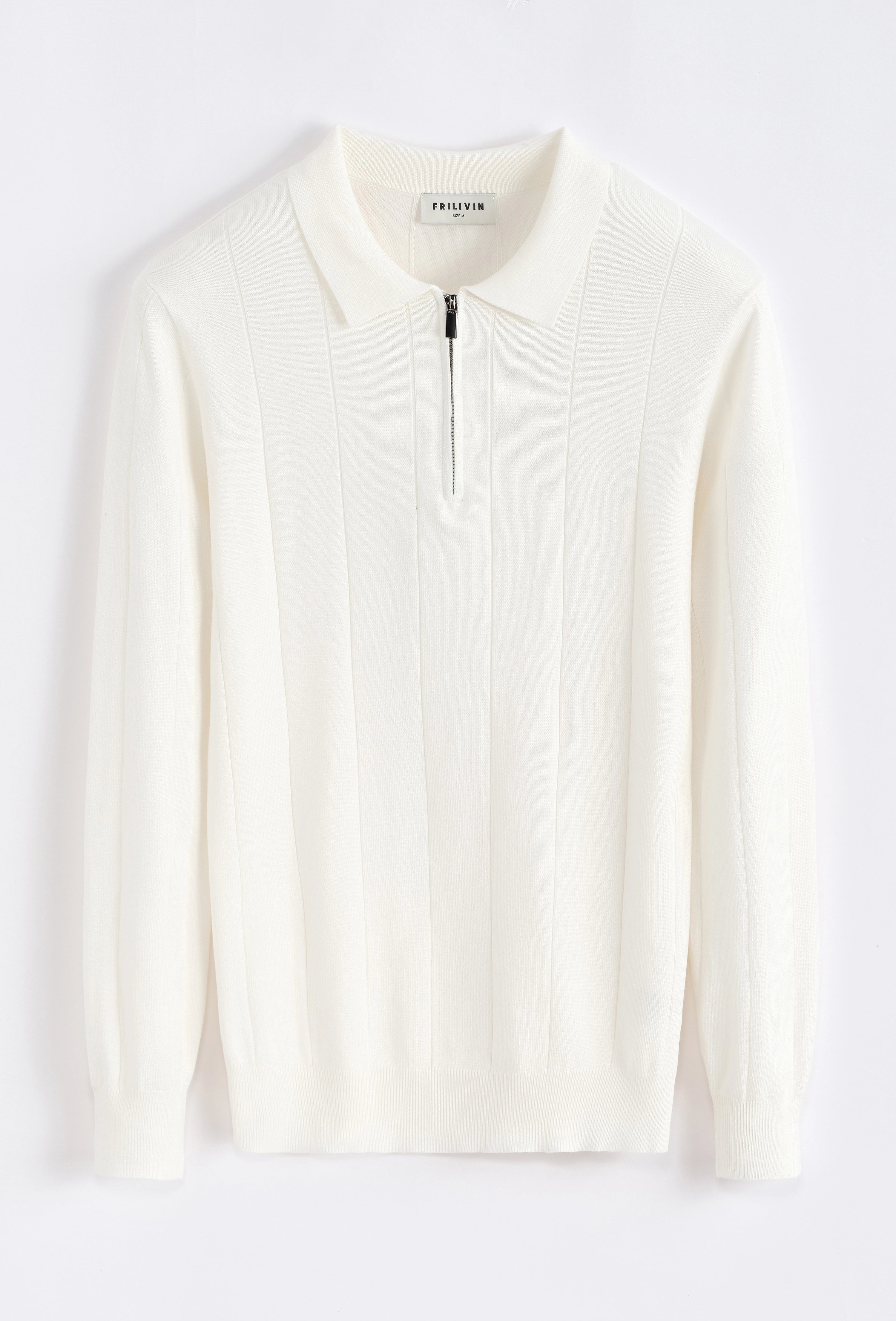 Pull uni manches longues