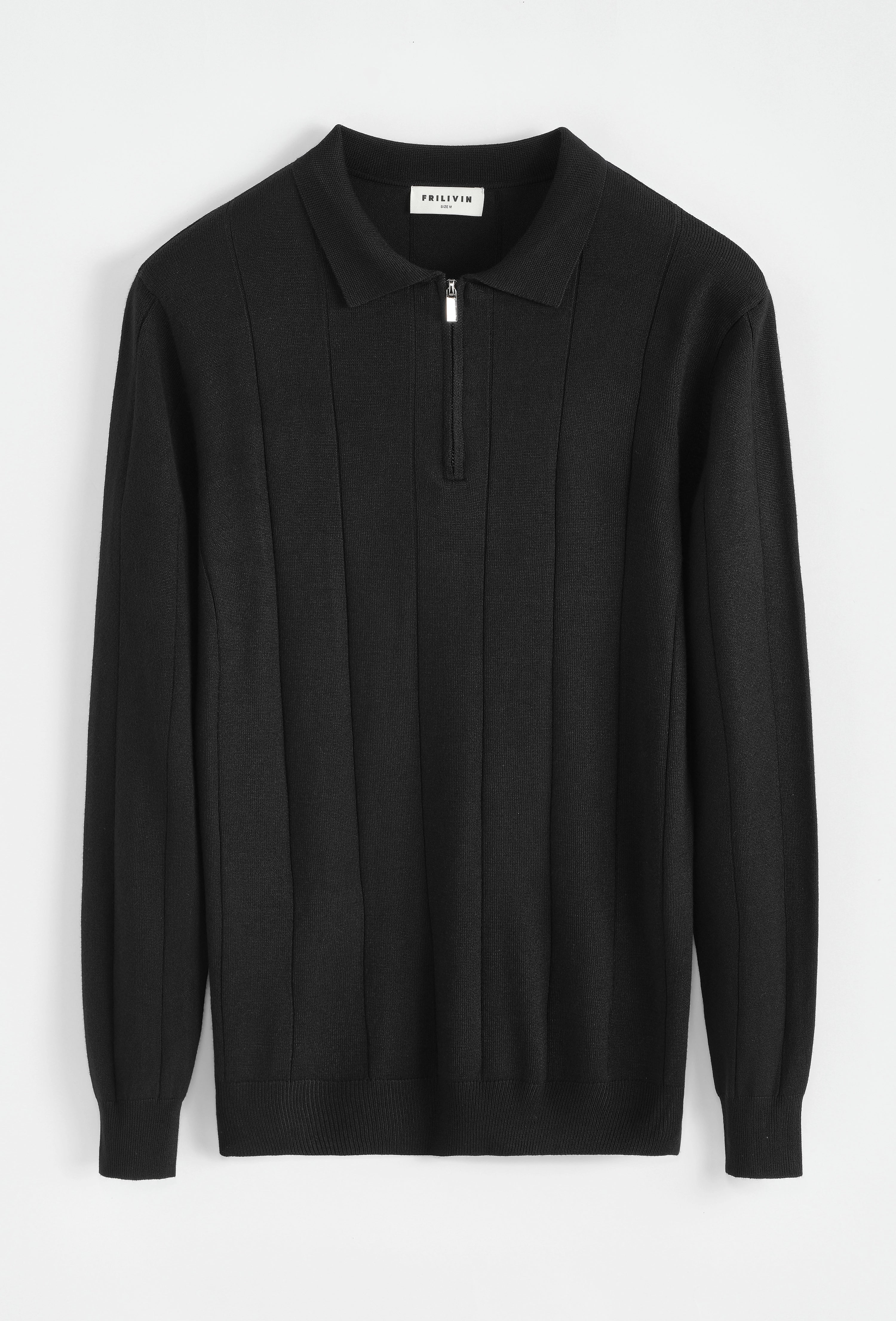 Pull uni manches longues