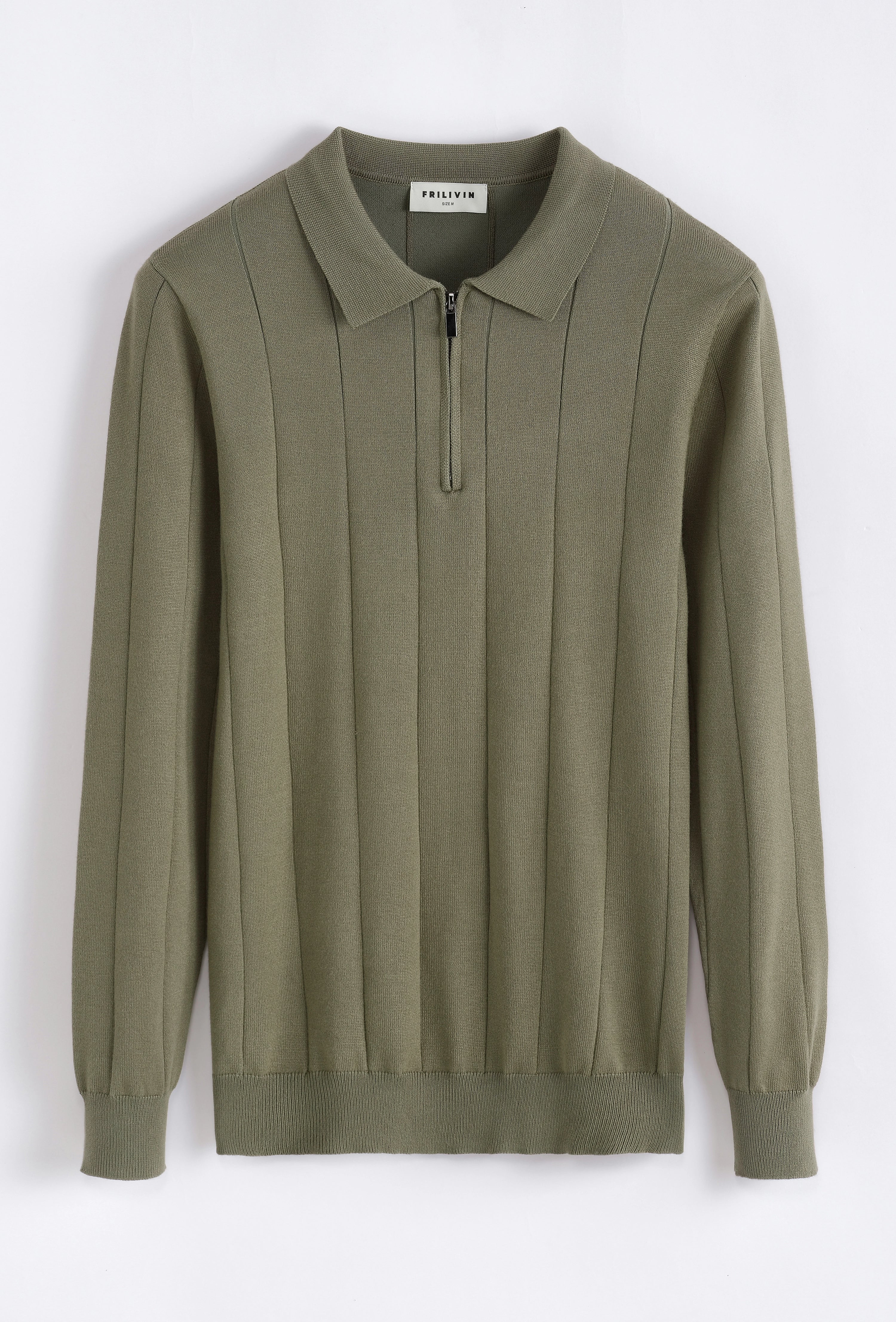 Pull uni manches longues