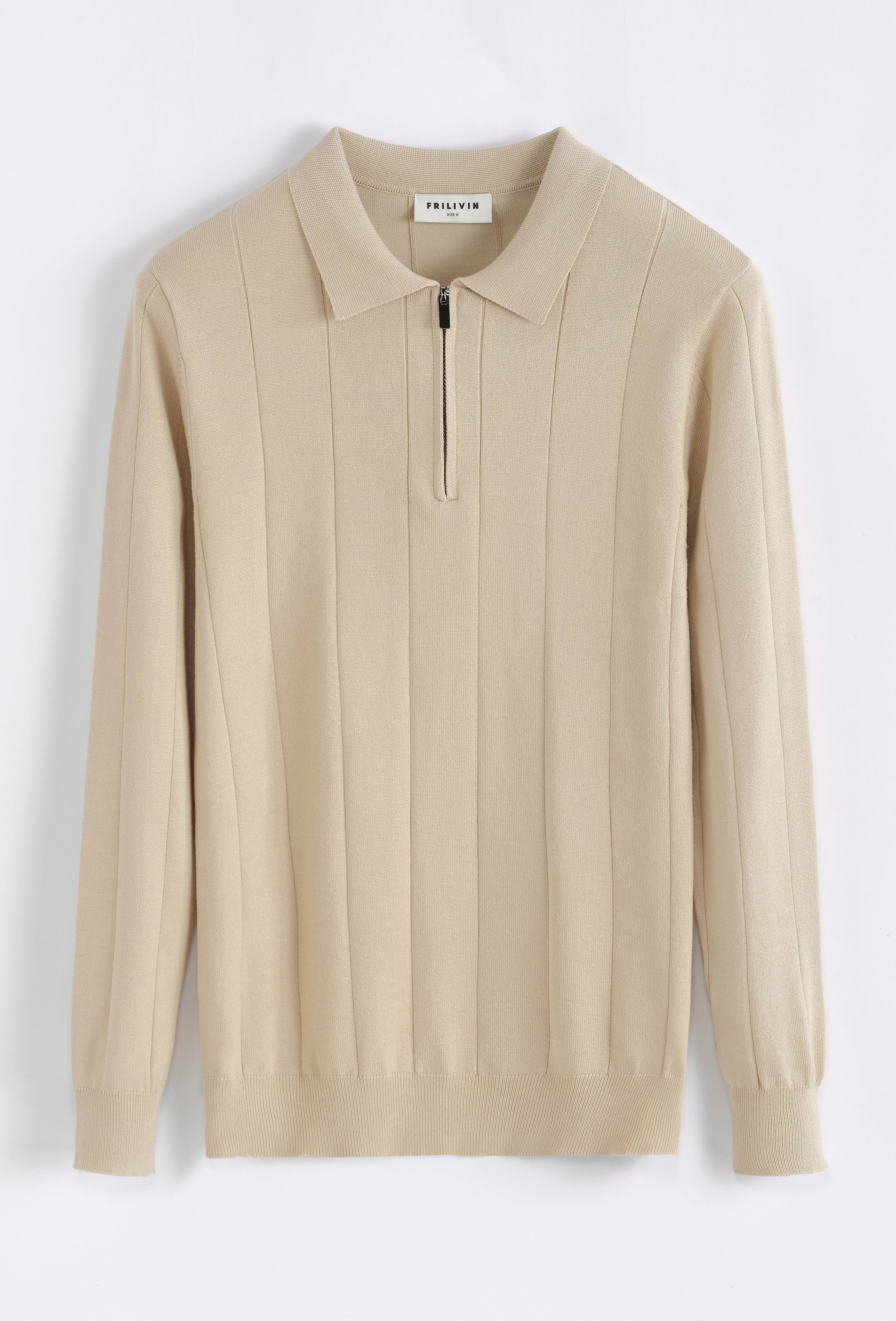 Pull uni manches longues