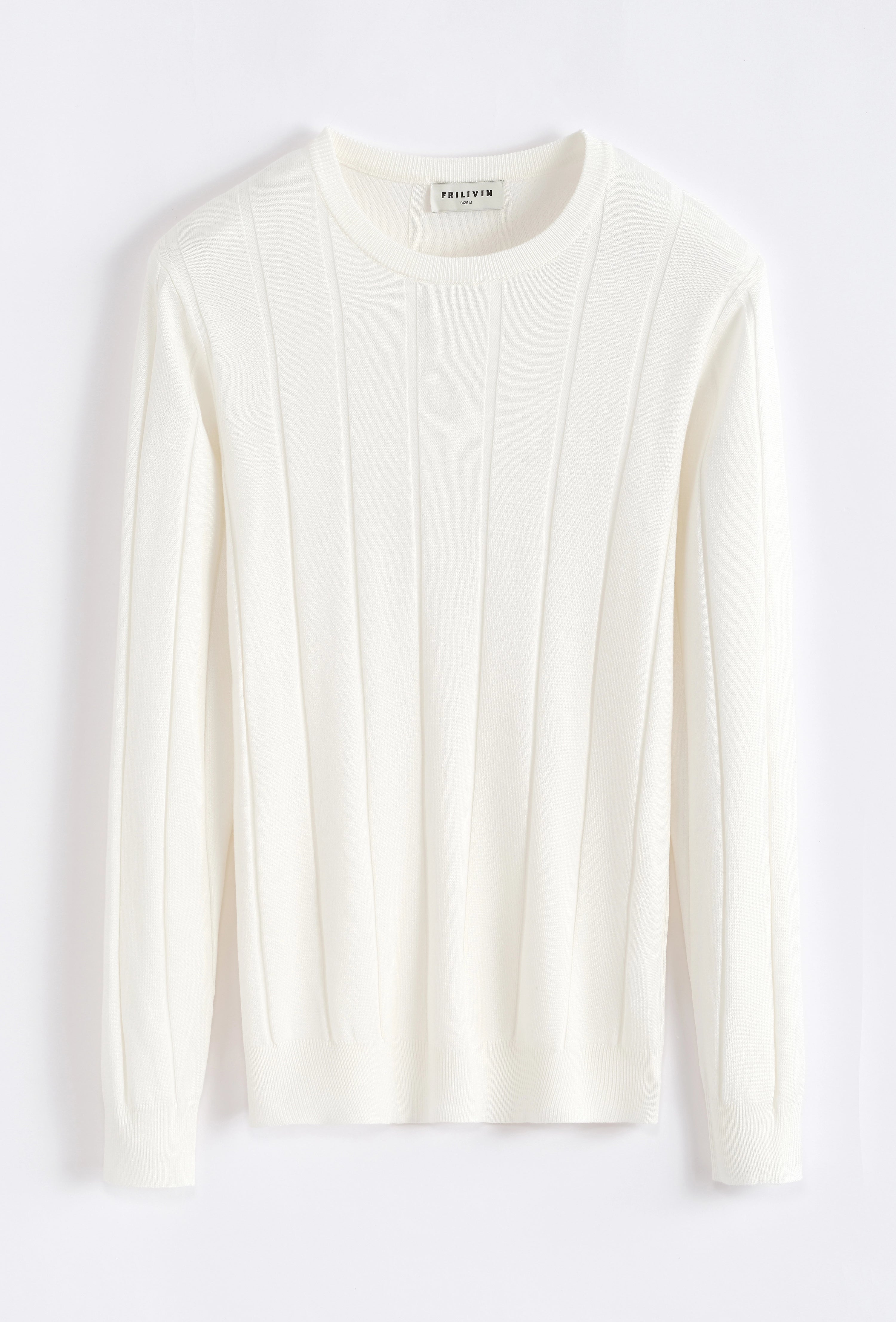 Pull uni manches longues