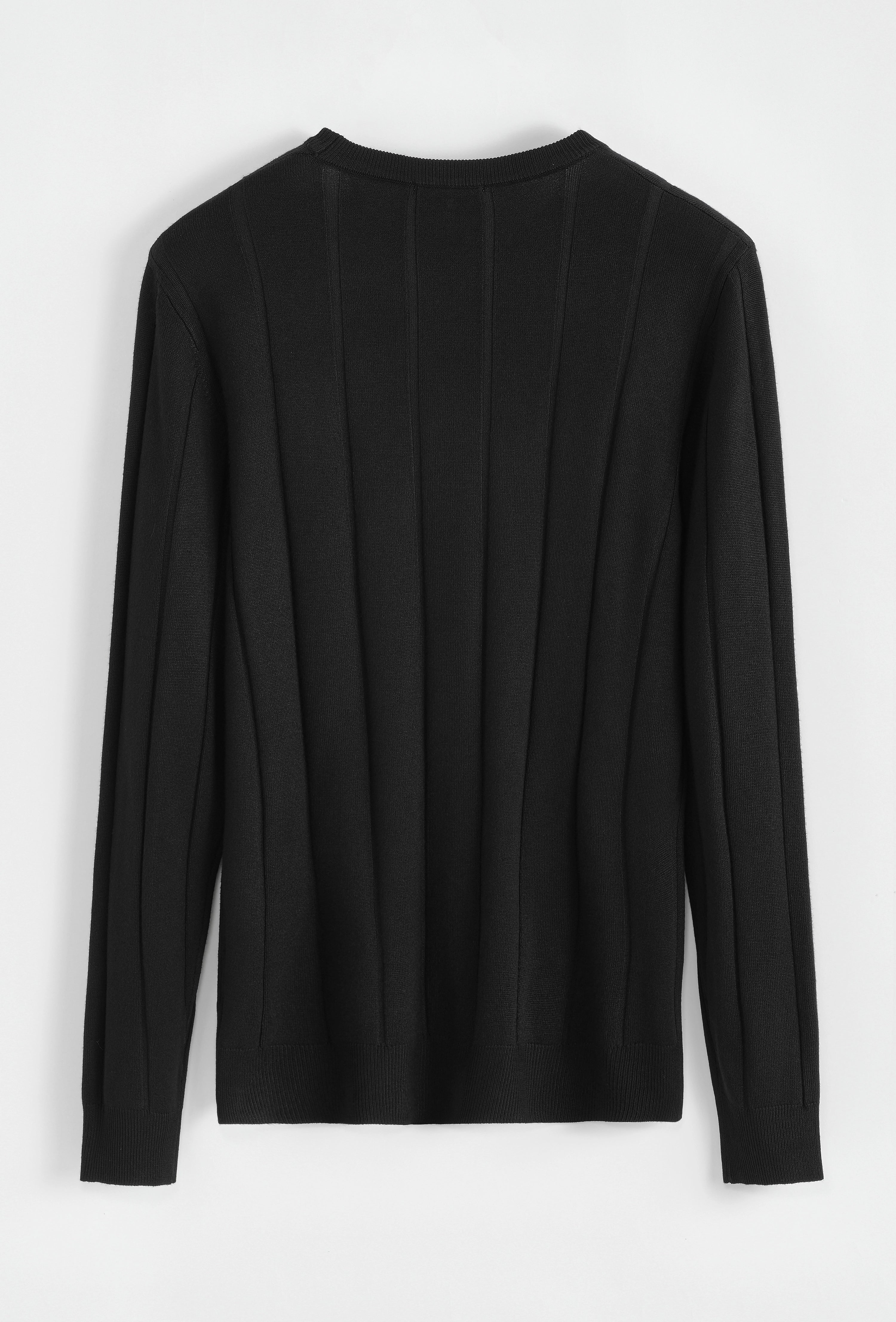 Pull uni manches longues