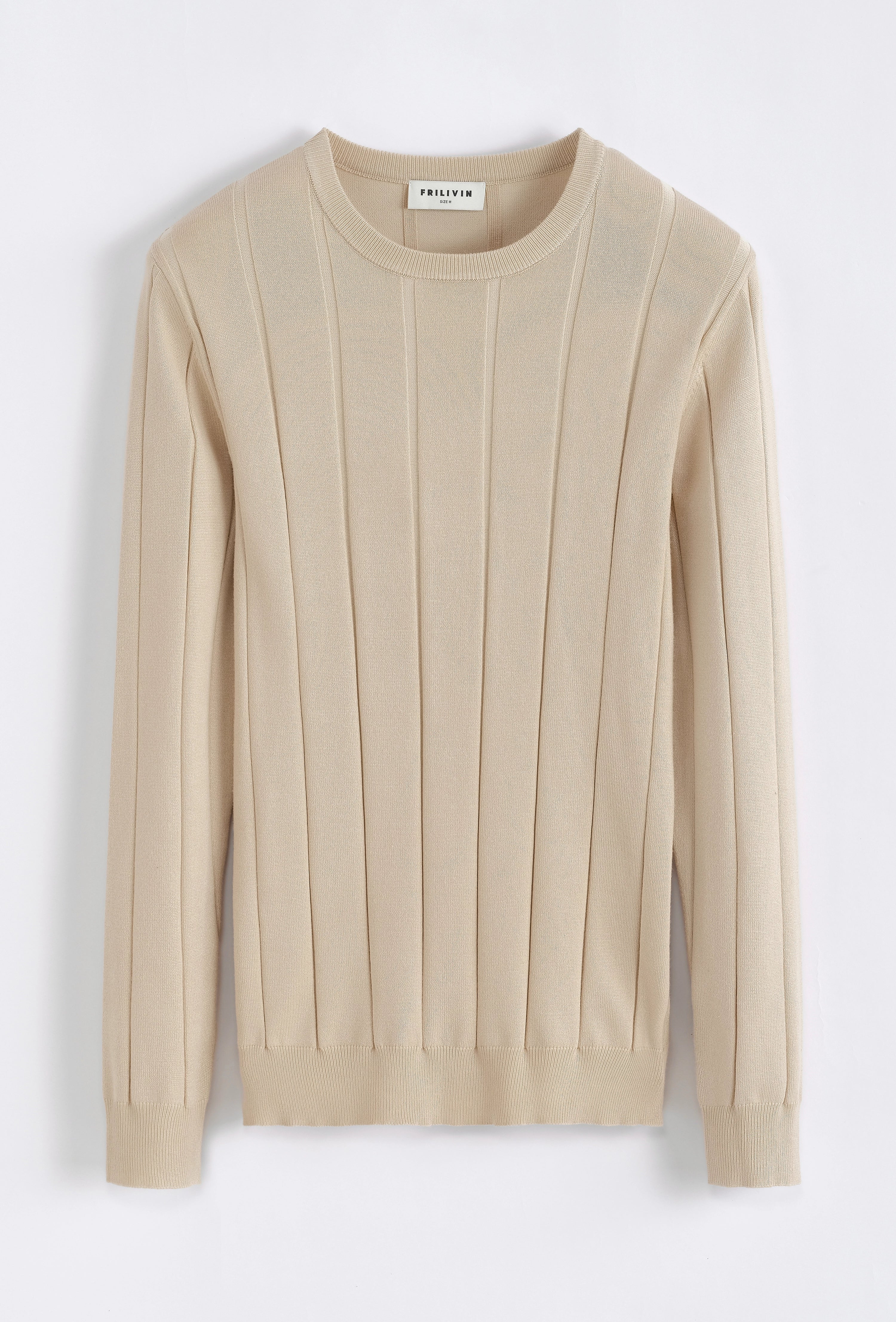 Pull uni manches longues