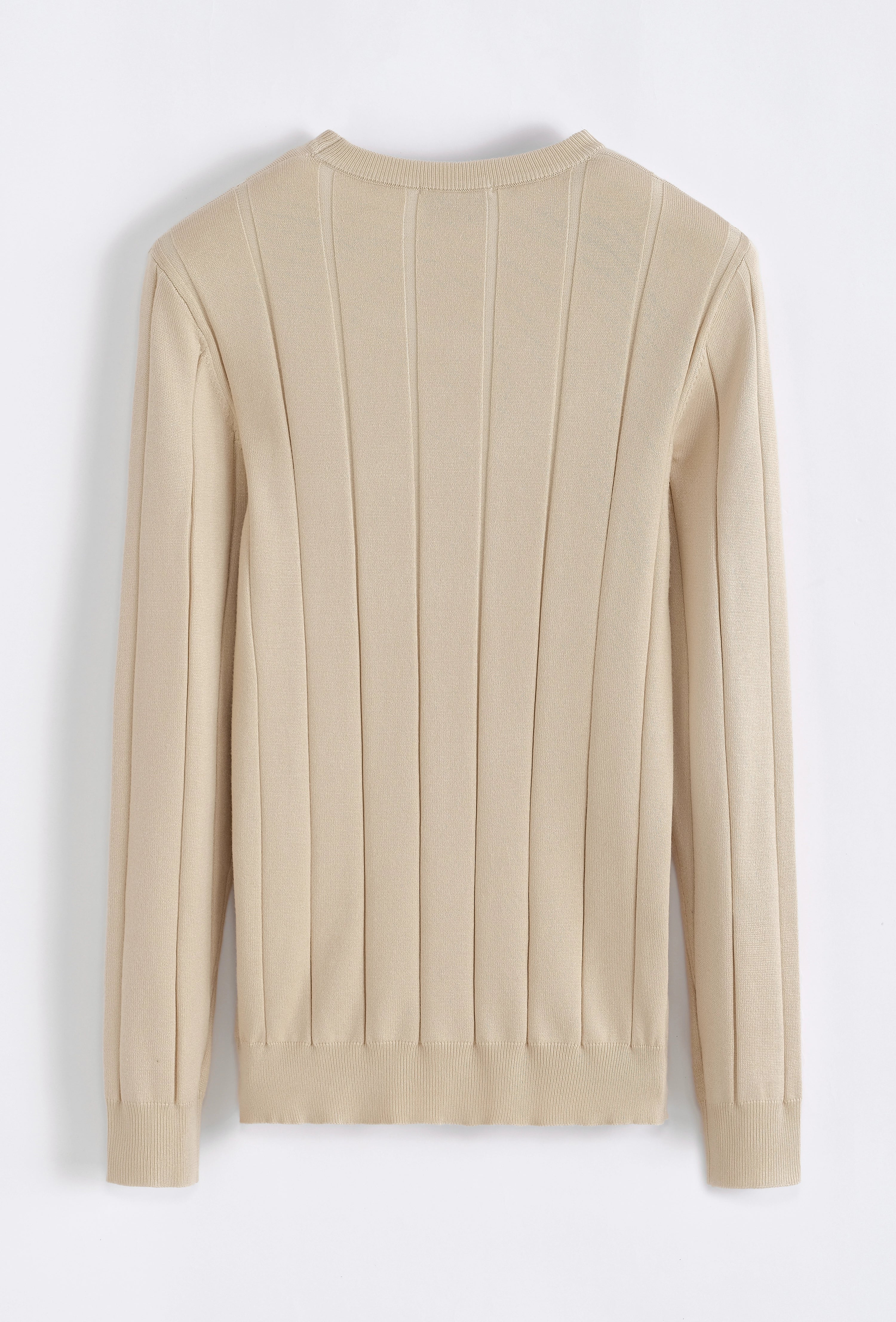 Pull uni manches longues