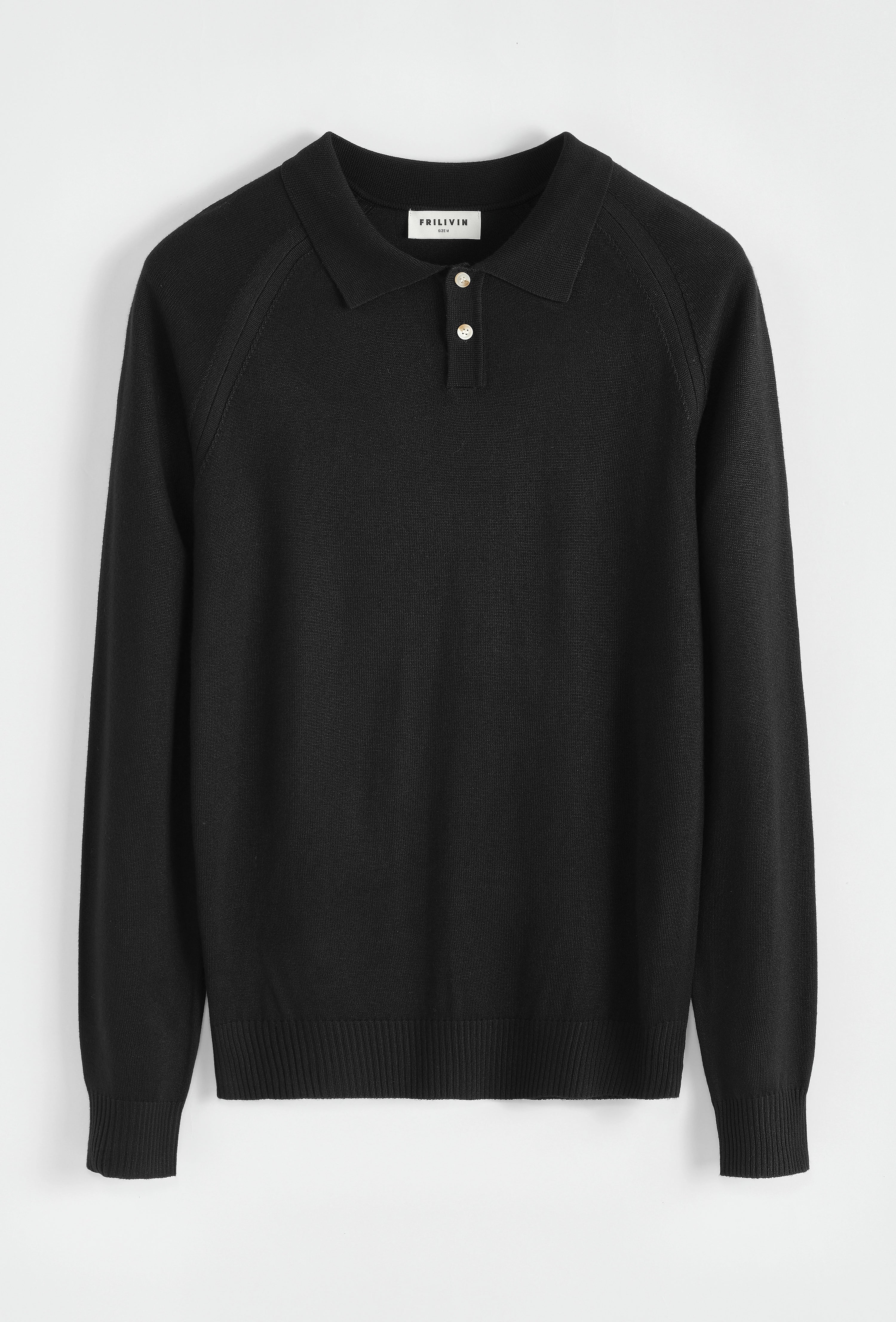 Pull uni manches longues