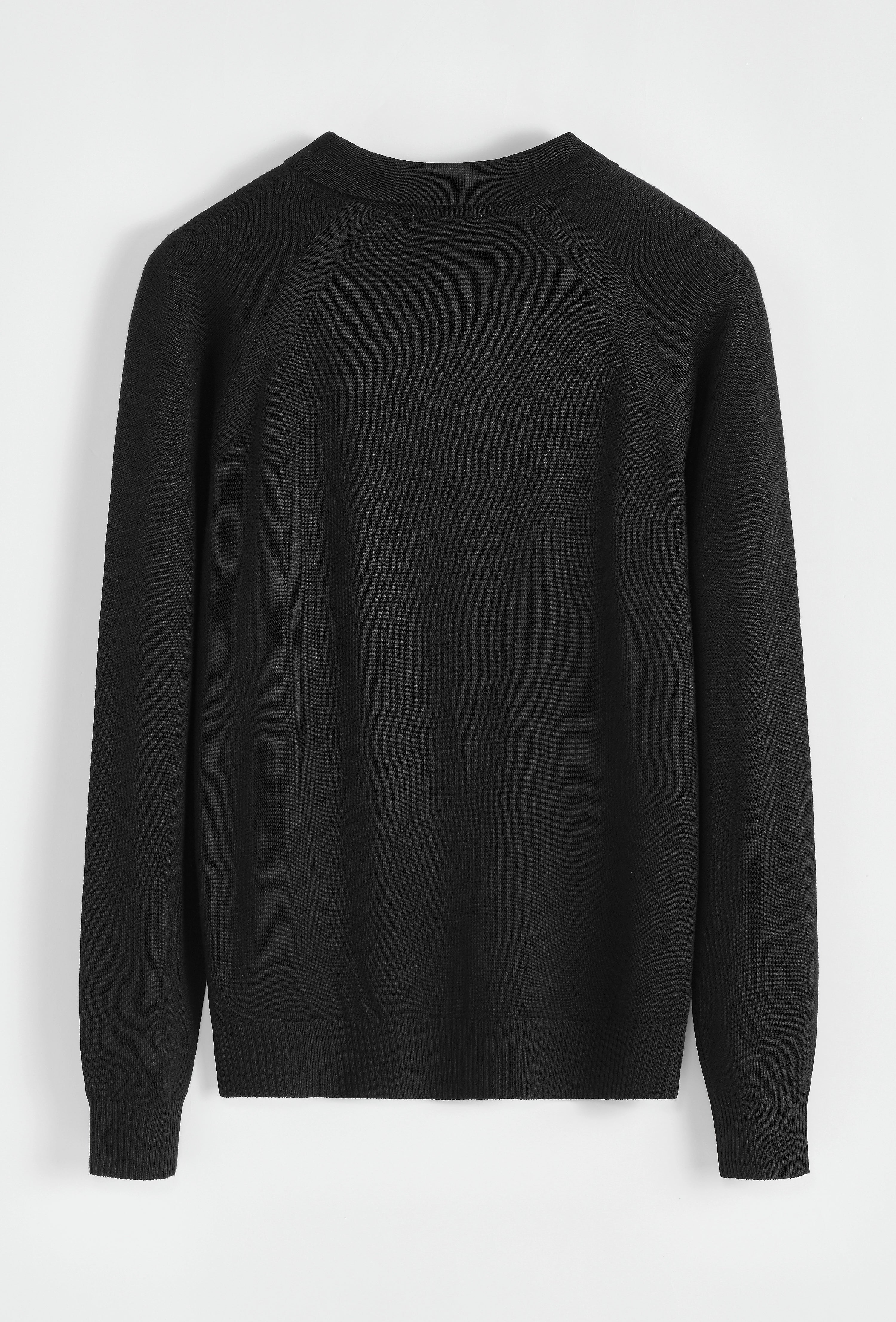 Pull uni manches longues