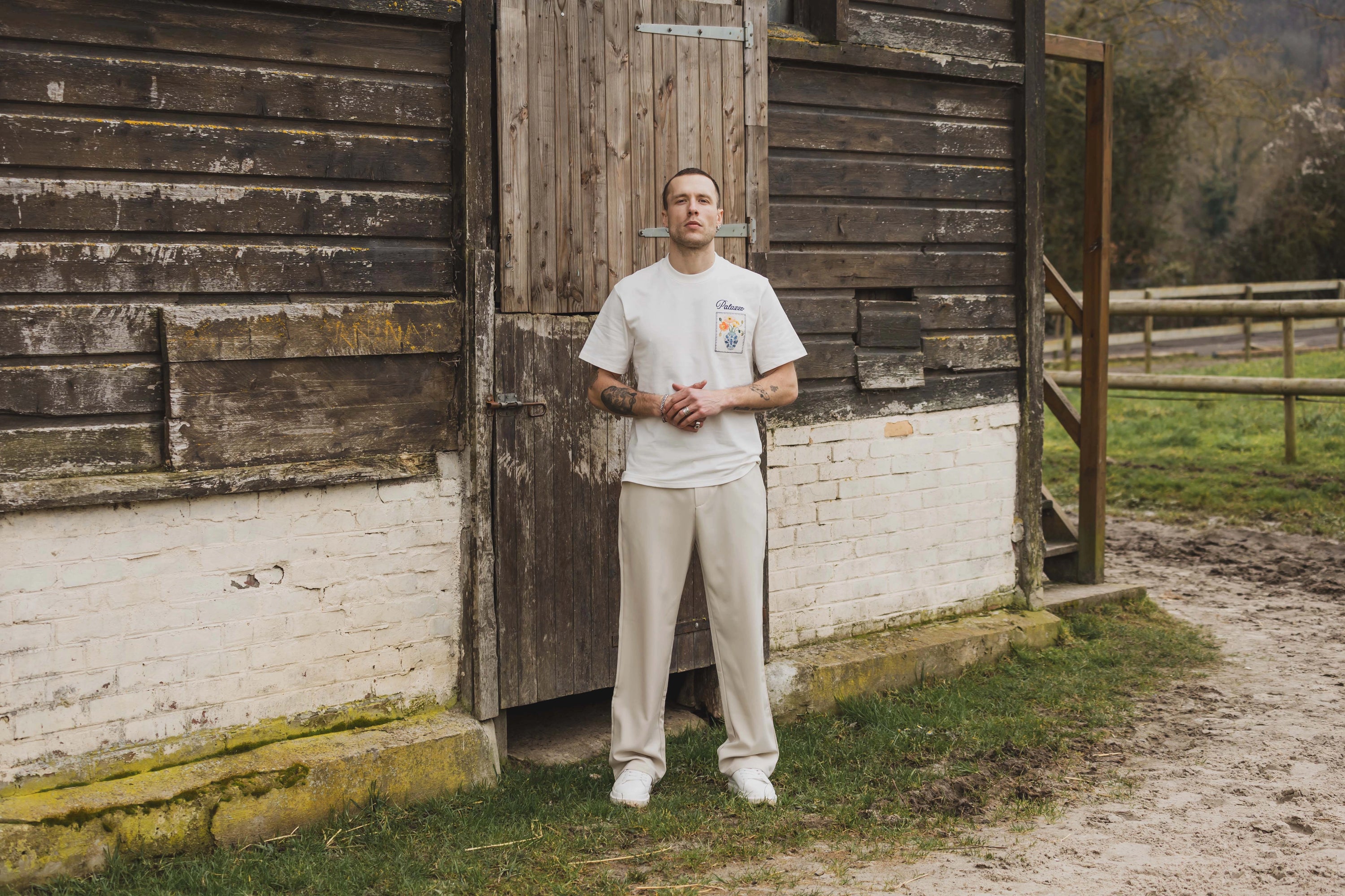 T-shirt à motif recto verso