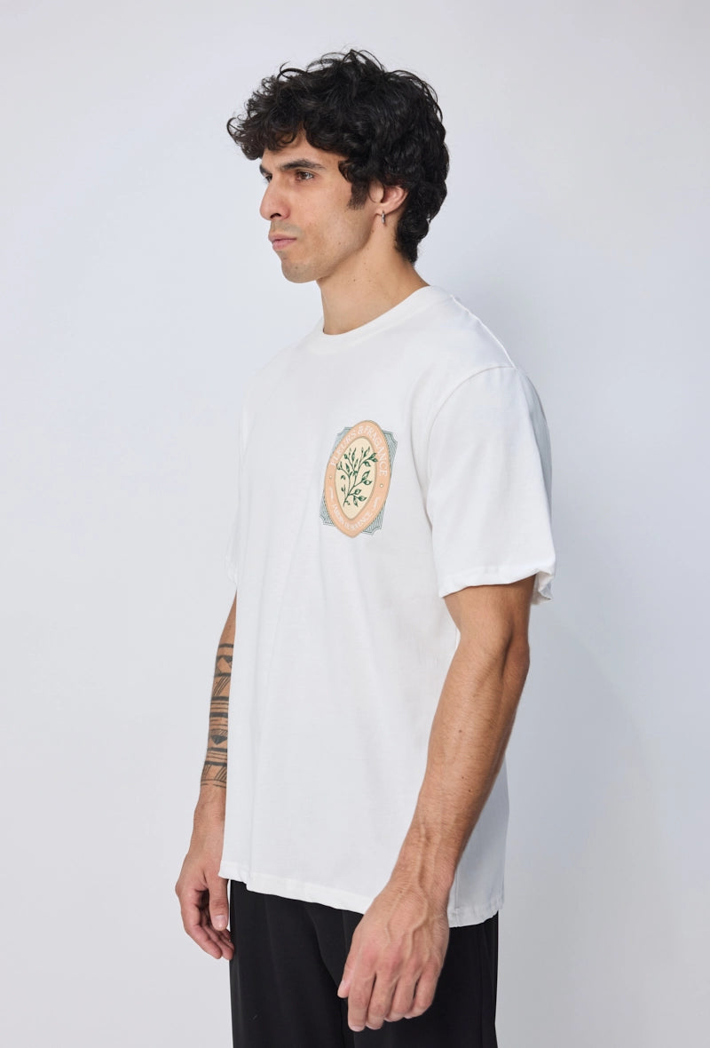 T-shirt manches courtes à motif recto verso