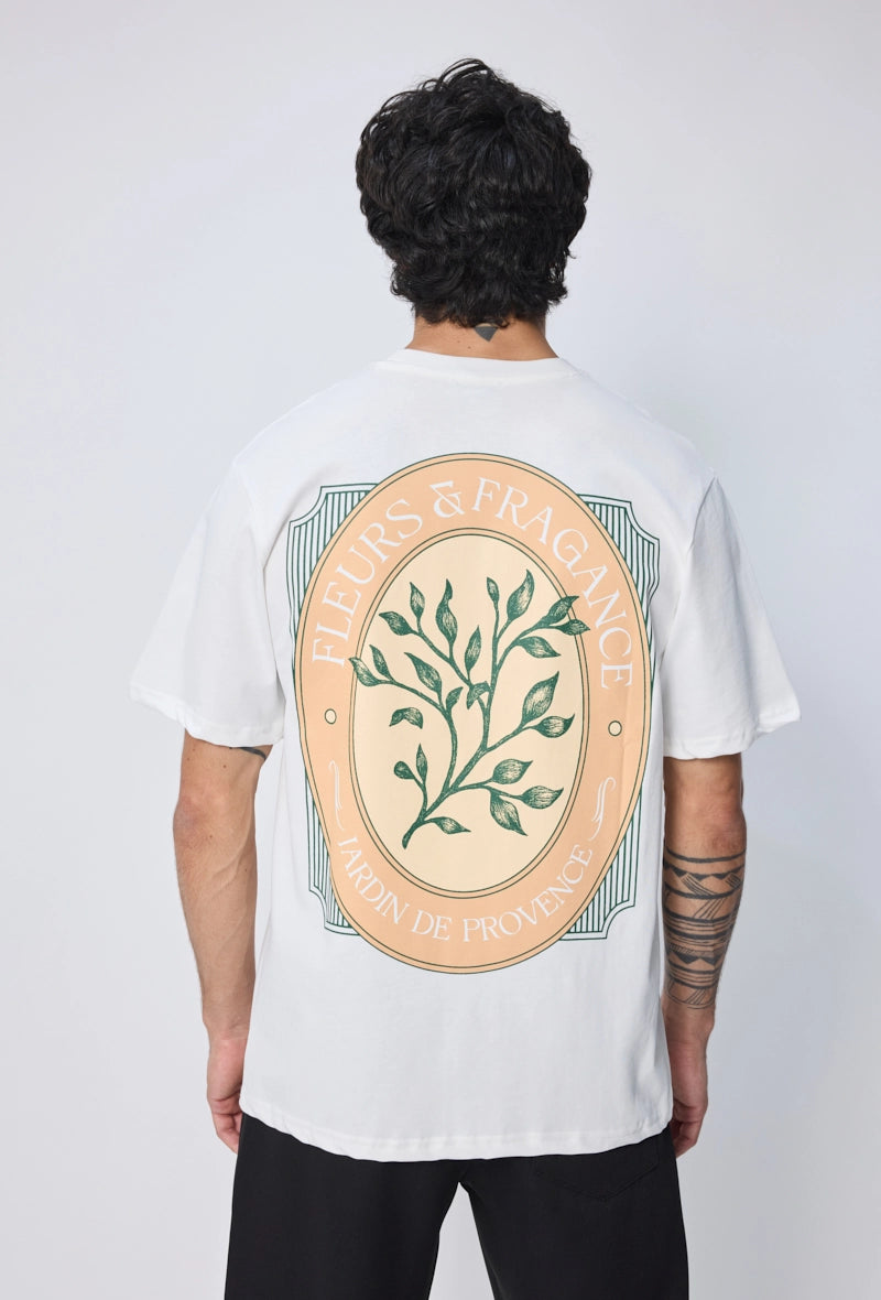 T-shirt manches courtes à motif recto verso