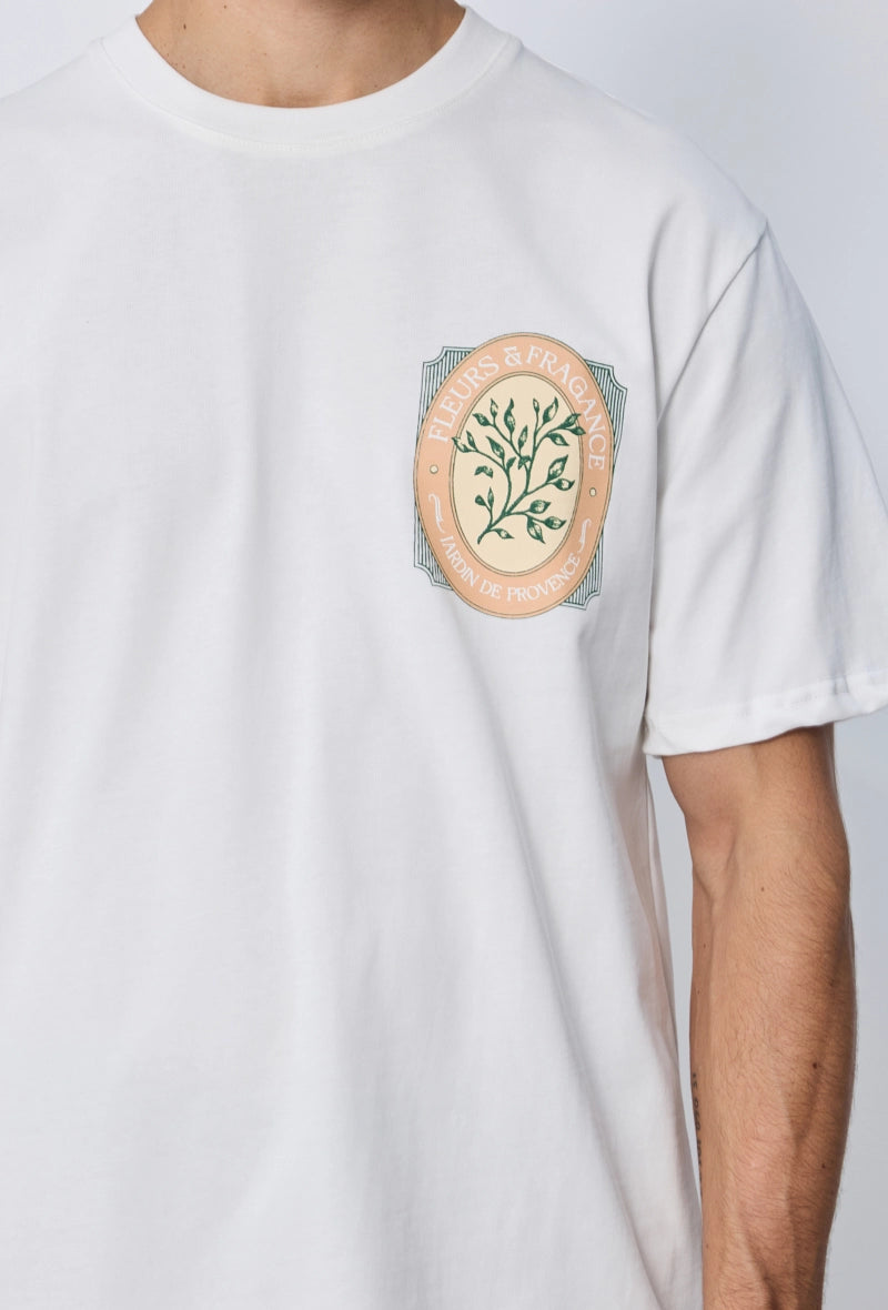 T-shirt manches courtes à motif recto verso