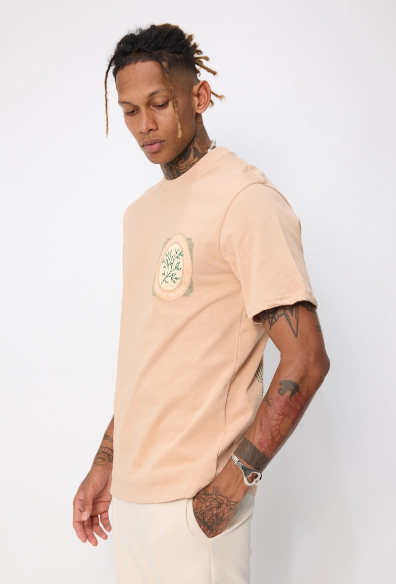 T-shirt manches courtes à motif recto verso