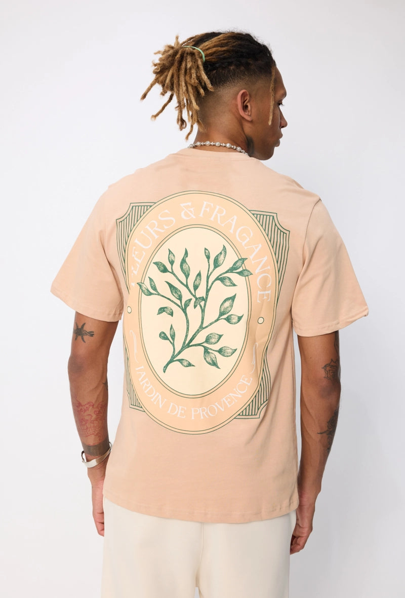 T-shirt manches courtes à motif recto verso