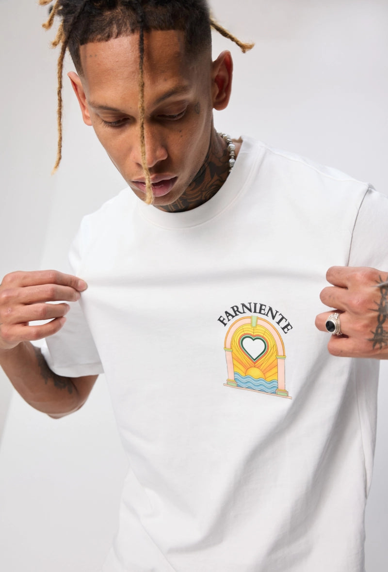 T-shirt à motif recto verso