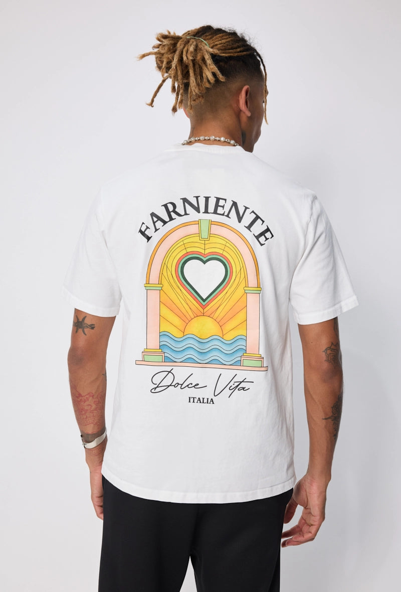 T-shirt à motif recto verso