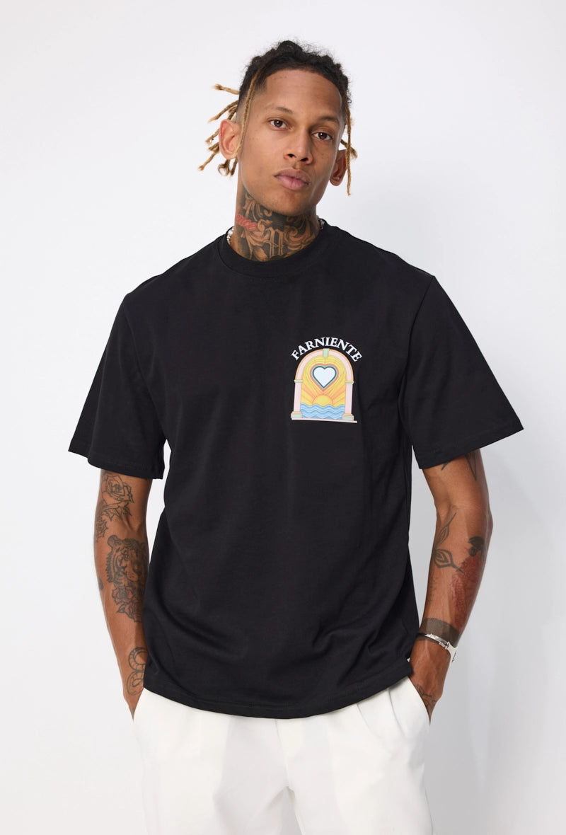 T-shirt à motif recto verso