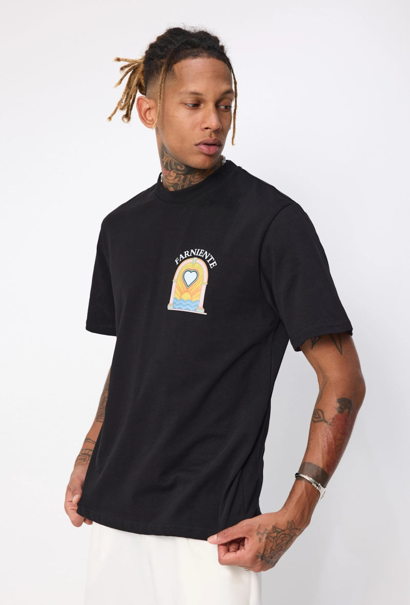 T-shirt à motif recto verso