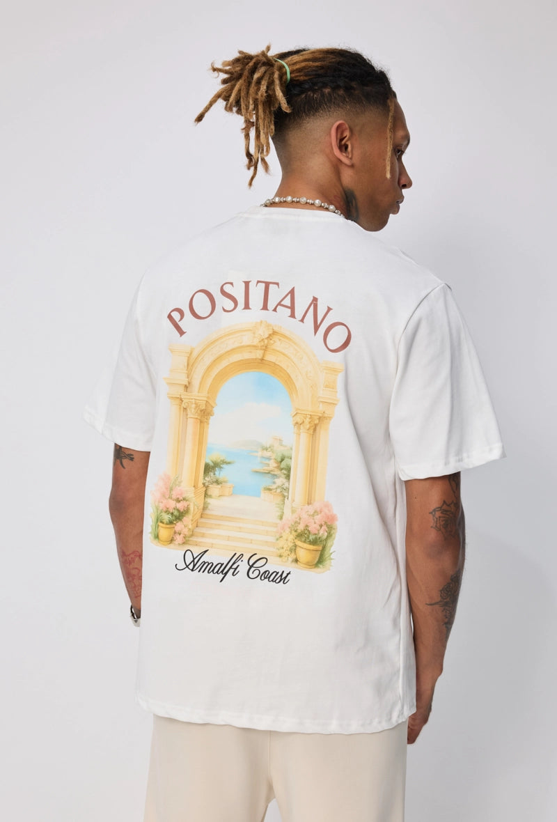 T-shirt à motif recto verso