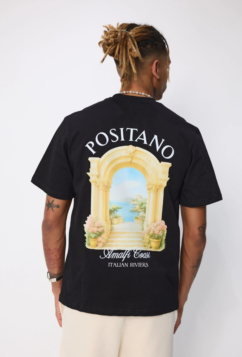 T-shirt à motif recto verso