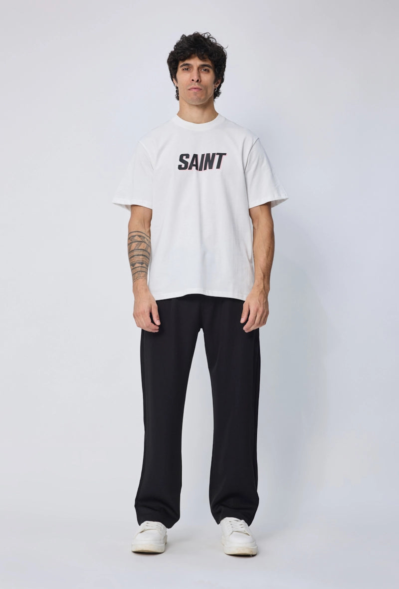 T-shirt manches courtes à motif recto verso